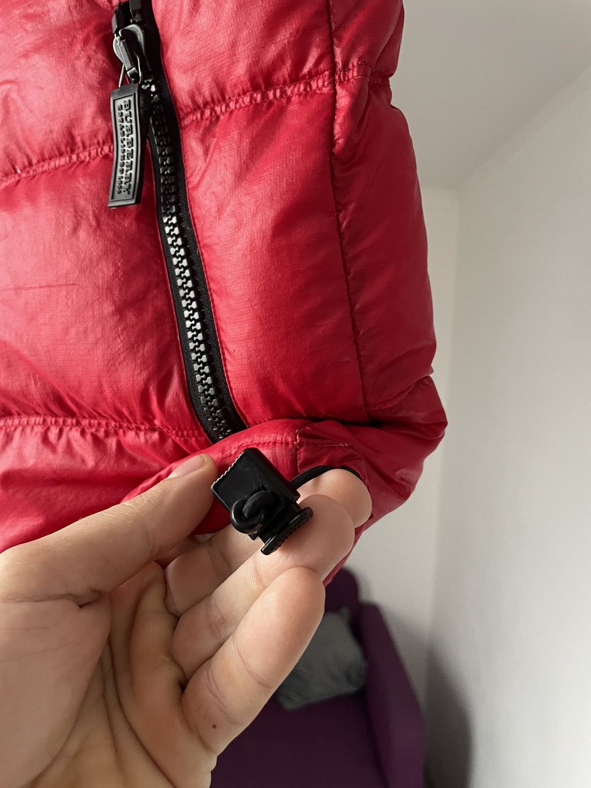 Burberry Rare💥 Burberry Vintage Puffer Vest Y2K Glamour Drip Trapper Size US L / EU 52-54 / 3 - 6 Thumbnail