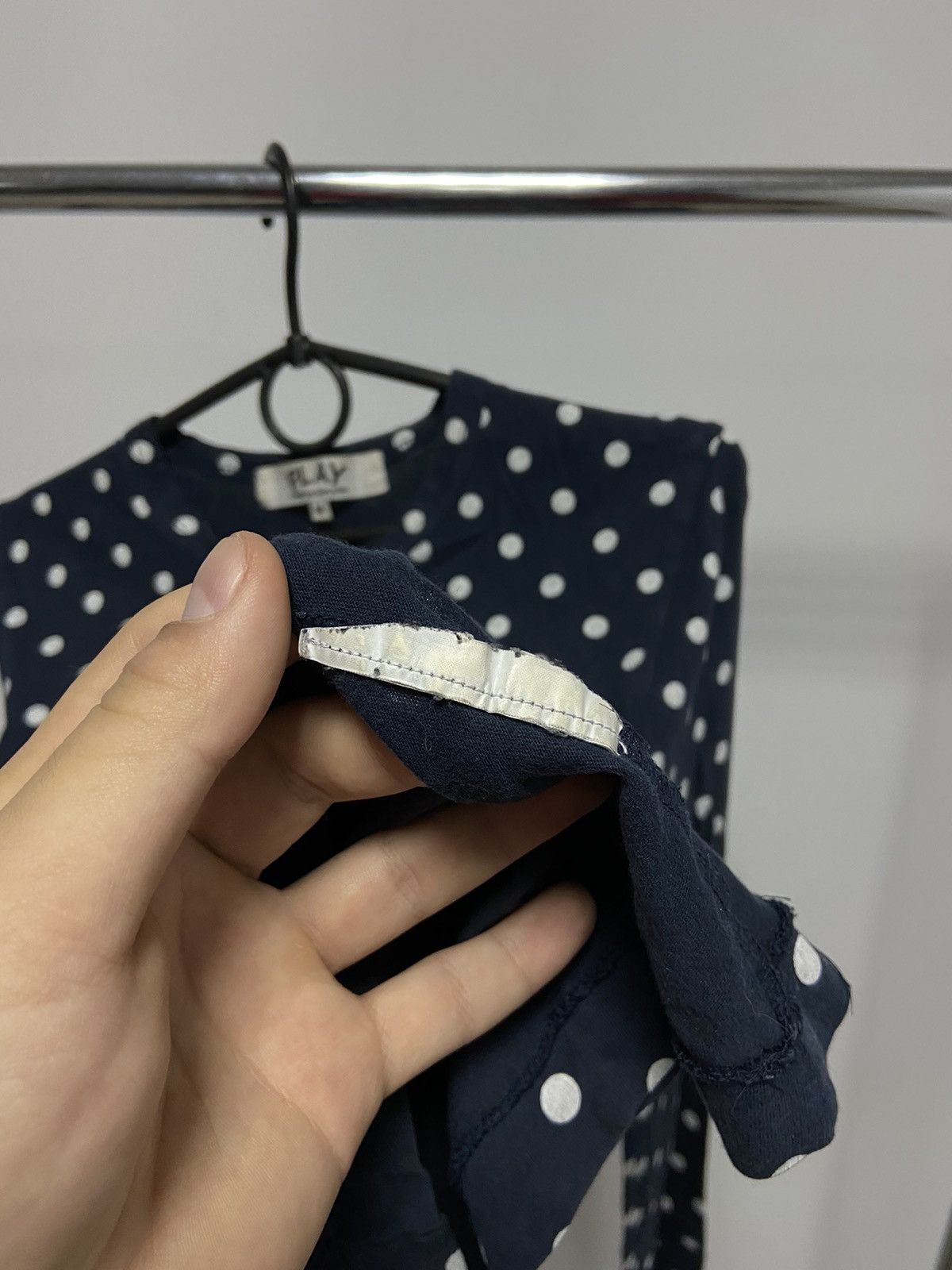 Comme des Garcons PLAY × Japanese Brand × Vintage Comme des garçons play Longsleeve Vintage polka dot Japanese Size M / US 6-8 / IT 42-44 - 6 Thumbnail