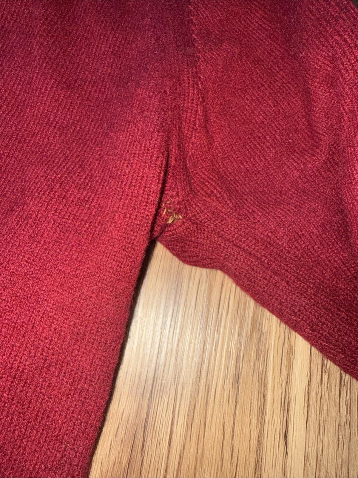 Other Glen Abbey Mens Pure Cashmere Made in IrelandBurgundy Vneck Size US XL / EU 56 / 4 - 4 Thumbnail