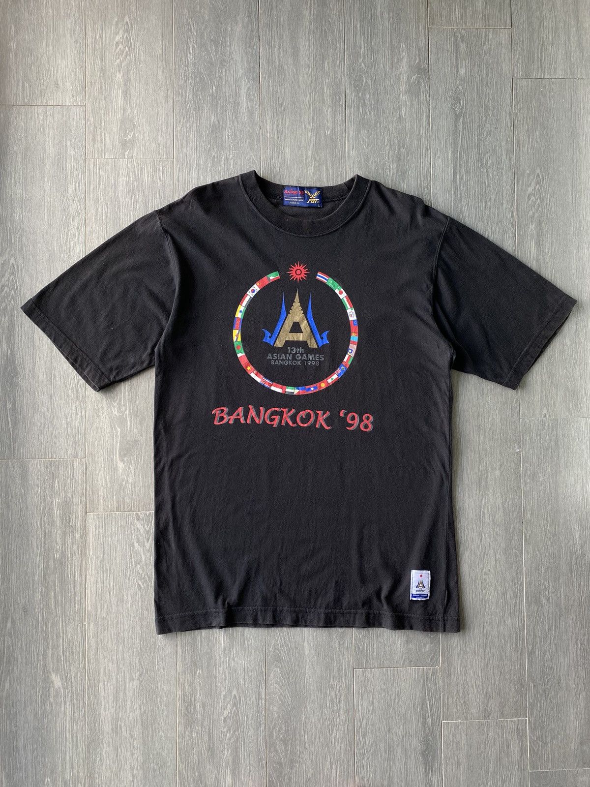 USA Olympics × Vintage Vintage Bangkok Asian Games 1998 Promo Shirt Size US L / EU 52-54 / 3 - 1 Thumbnail