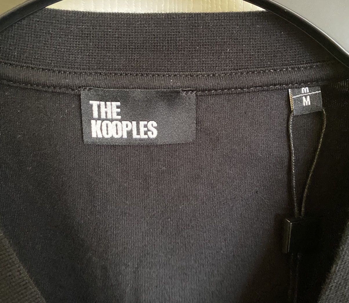 The Kooples The Kooples Men’s Black Logo T-Shirt Medium Size US M / EU 48-50 / 2 - 2 Thumbnail