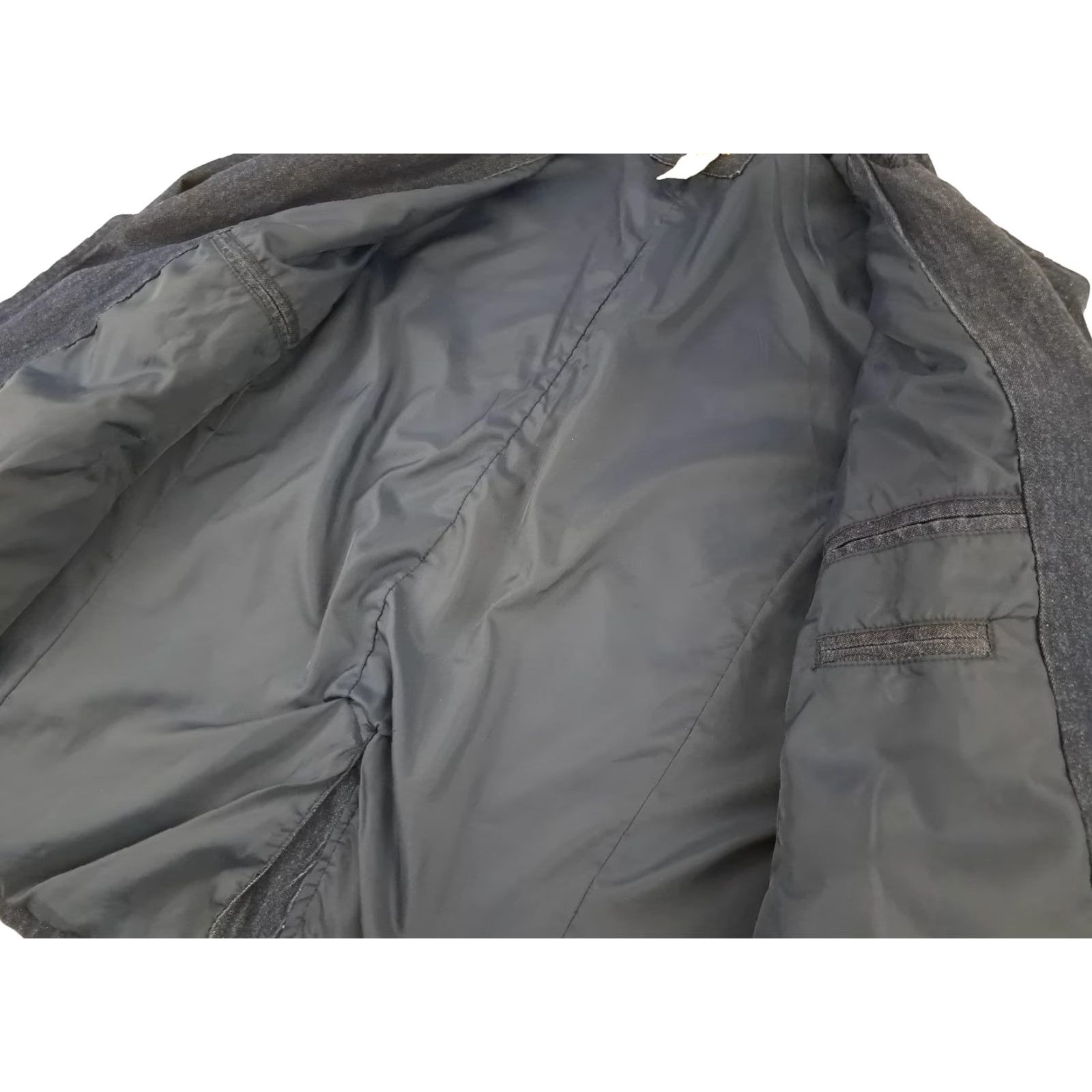 Haband VINTAGE Haband Travlers Denim Blue Jean Button Blazer Lined Coat Large Men Jacket Blazer Size US 33 - 6 Thumbnail
