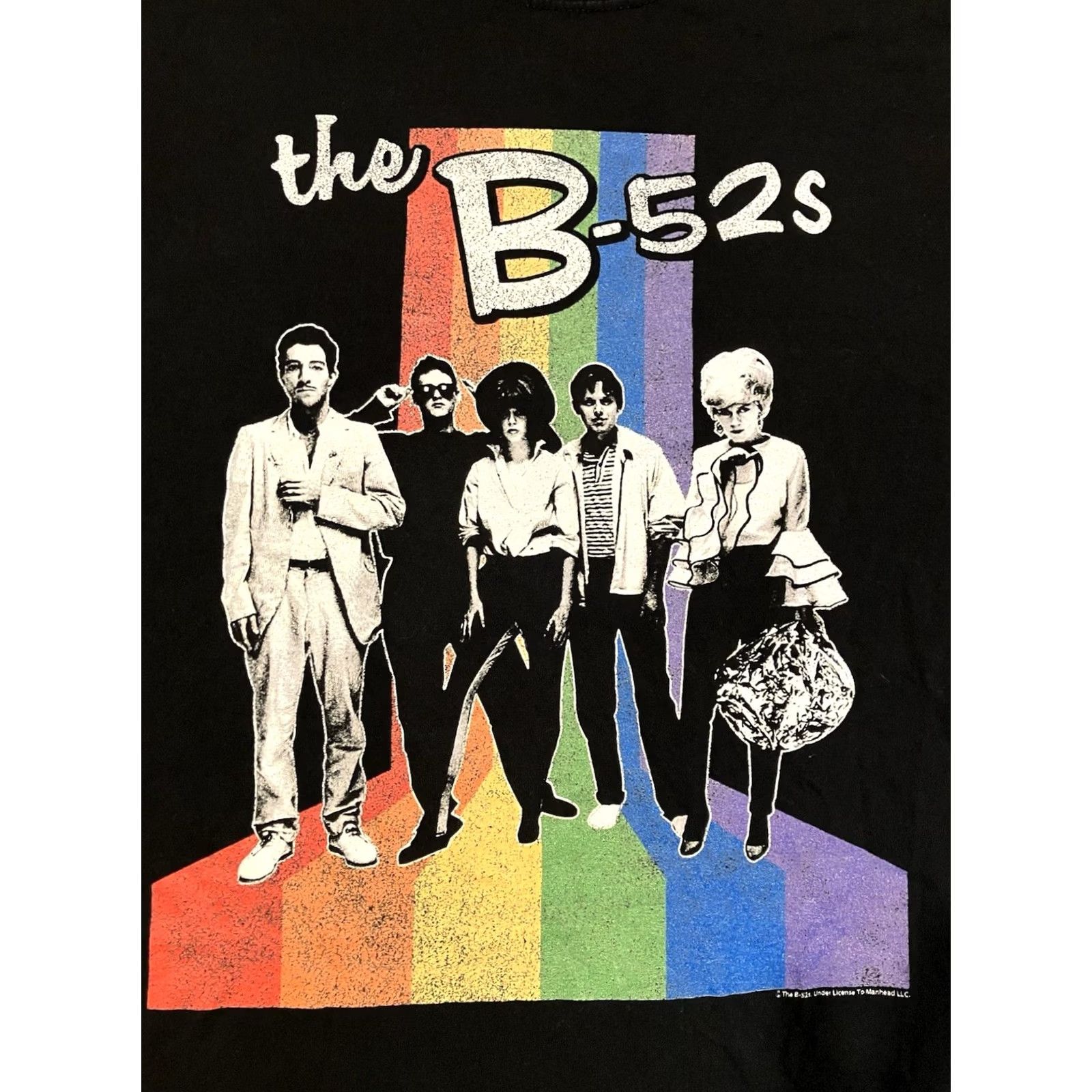 Vintage The B-52s Band Photo Logo T Shirt Black Punk New Wave Men's XL Size US XL / EU 56 / 4 - 2 Thumbnail