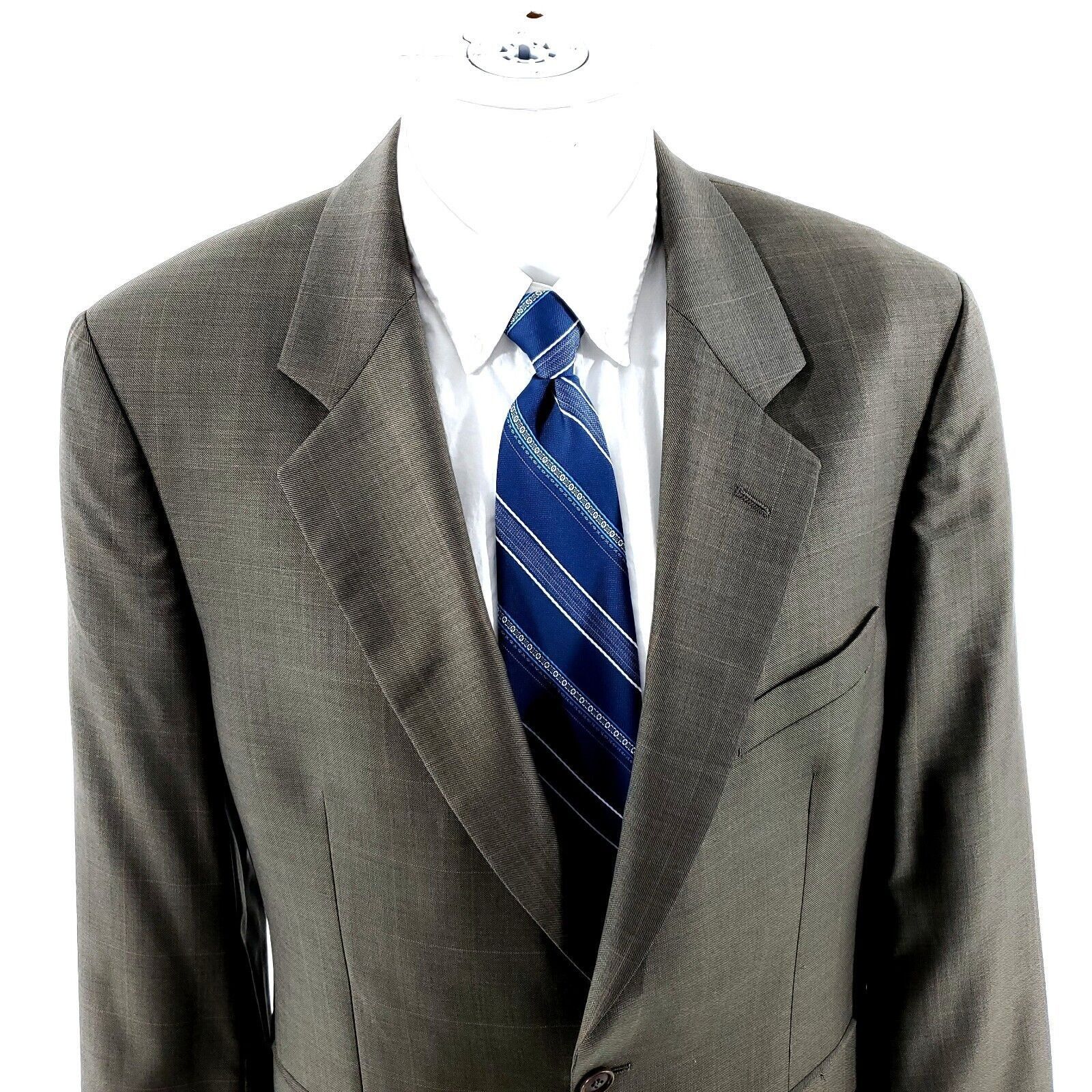 Brooks Brothers Vintage Brooks Brothers Wool 2 Button Blazer 40R Green Shark Size 40R - 1 Thumbnail
