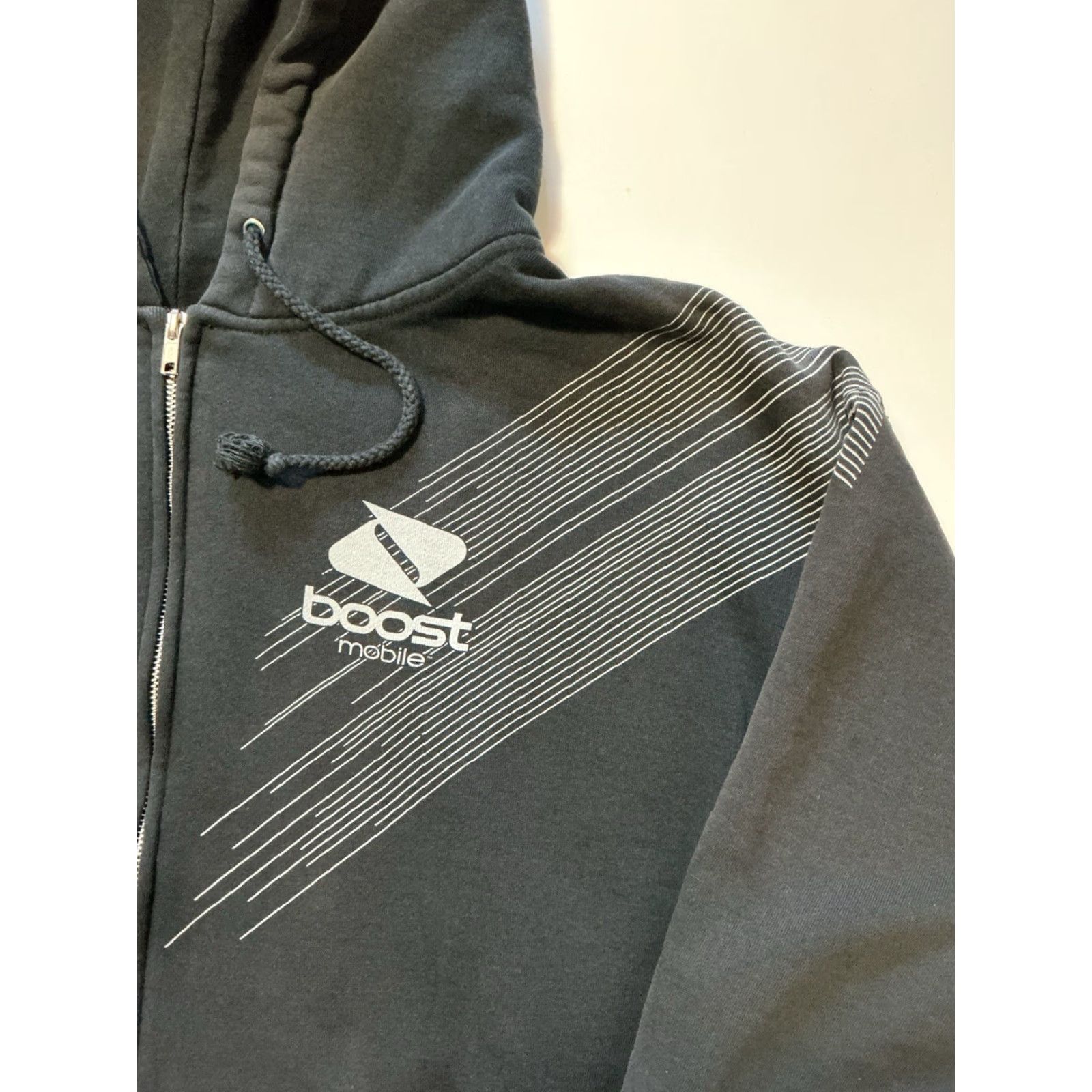 Vintage VINTAGE Boost Independent Trading Company Zip Black Logo Hoodie XL Mens Size US XL / EU 56 / 4 - 5 Thumbnail