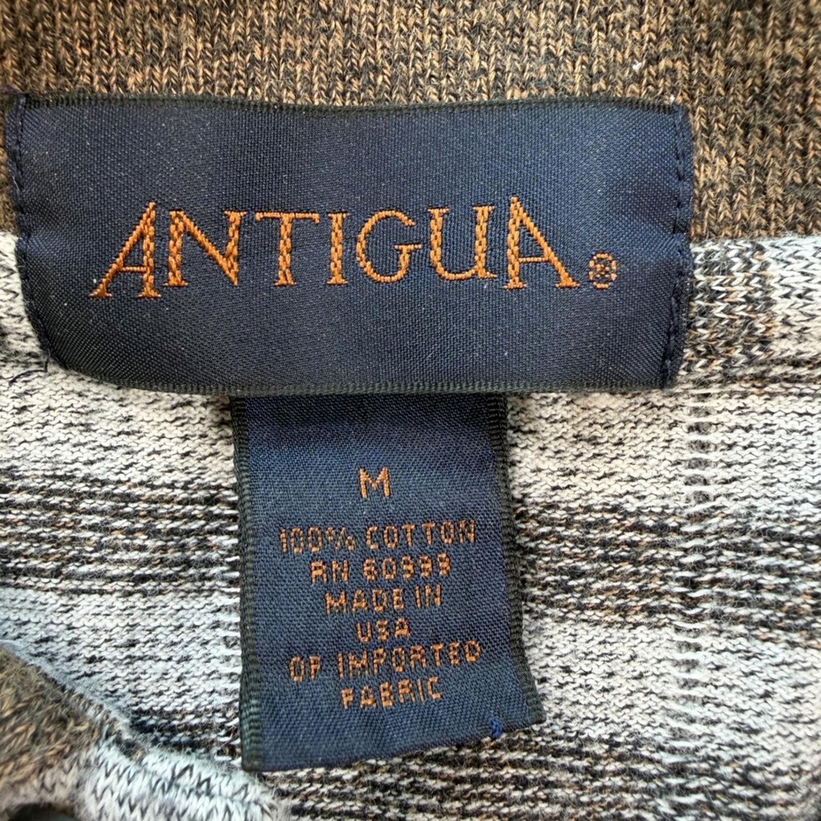 Antigua Cleveland Browns Polo Shirt Mens M Gray Striped NFL USA Size US M / EU 48-50 / 2 - 5 Thumbnail