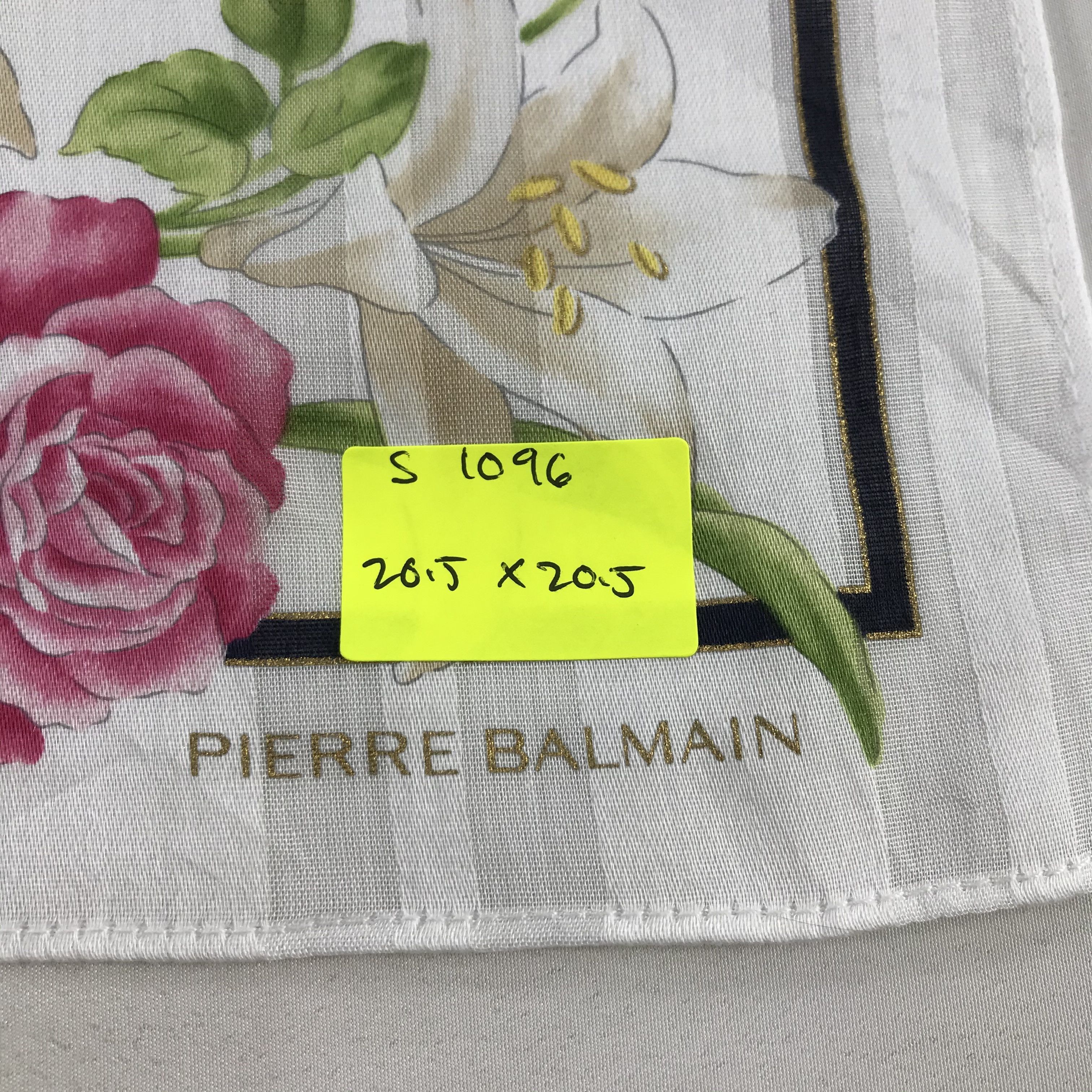 Pierre Balmain × Vintage Pierre Balmain Bandana / Handkerchief / Neckerchief - S1096 Size ONE SIZE - 5 Thumbnail