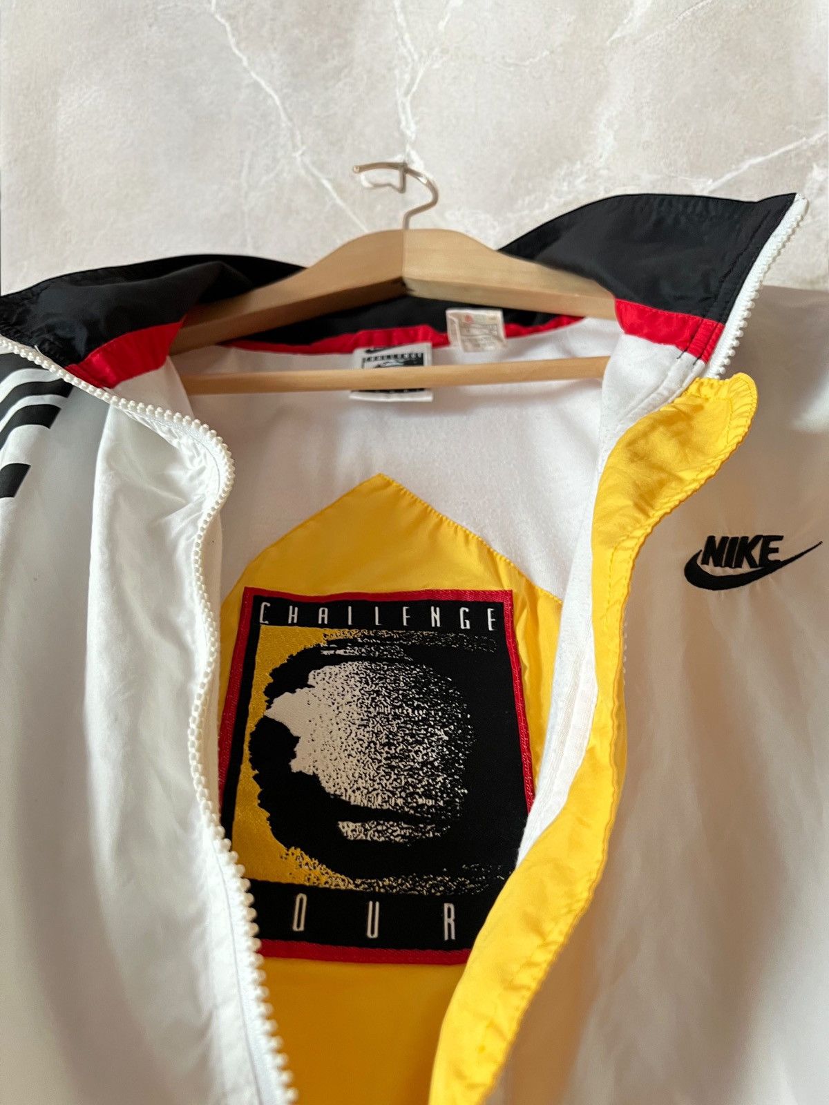 Nike × Vintage NIKE COURT VINTAGE 90s NYLON LOGO TRACK JACKET BOMBER Y2k Size US M / EU 48-50 / 2 - 5 Thumbnail
