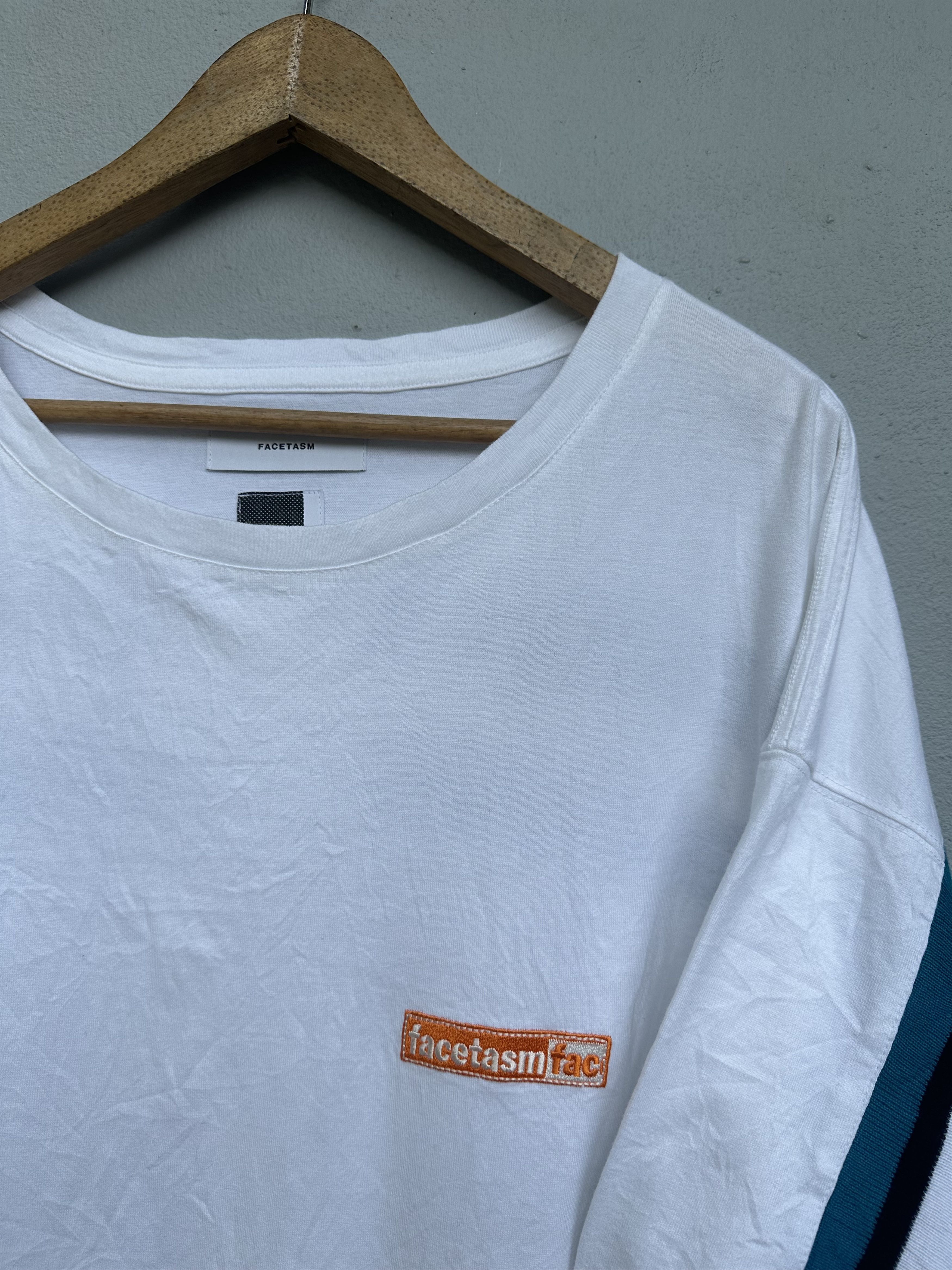 Facetasm Fecetasm Stripe Gross Face Mutation Oversize Tee Size US L / EU 52-54 / 3 - 6 Thumbnail