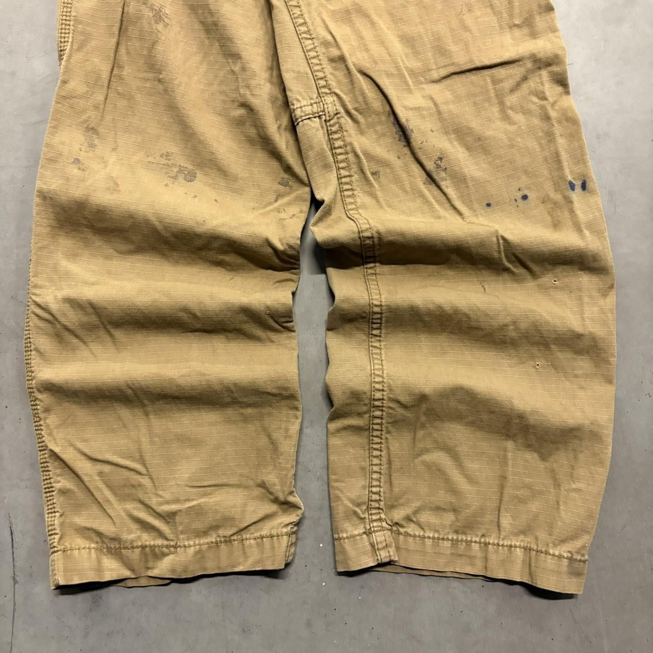 Carhartt Crazy Vintage Y2K/2000s Carhartt Tan Khaki Relaxed Fit Workwear Cargo Pants! Size US 36 / EU 52 - 3 Thumbnail
