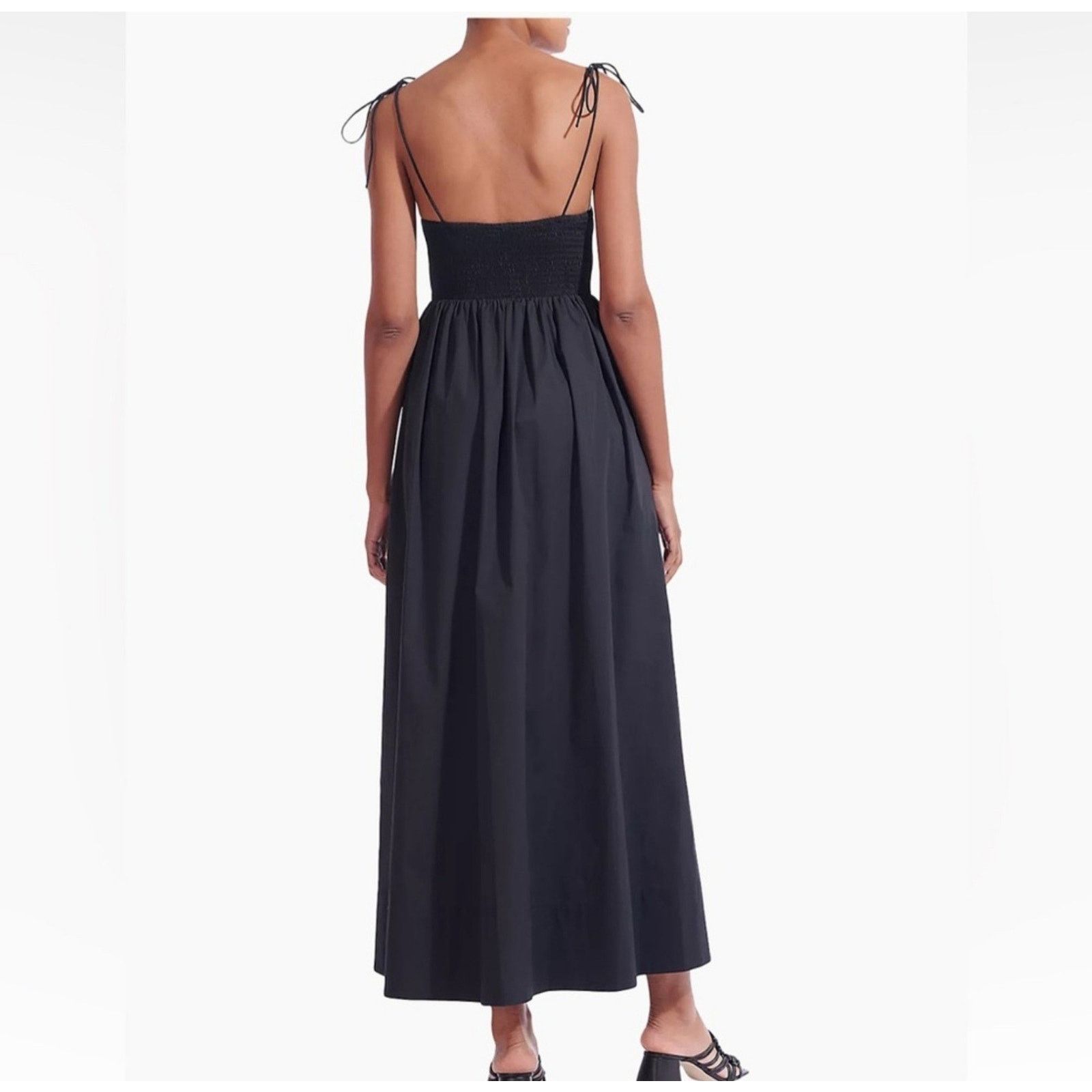 Staud STAUD Womens Landry Tie Shoulder Maxi Dress Size M / US 6-8 / IT 42-44 - 10 Thumbnail