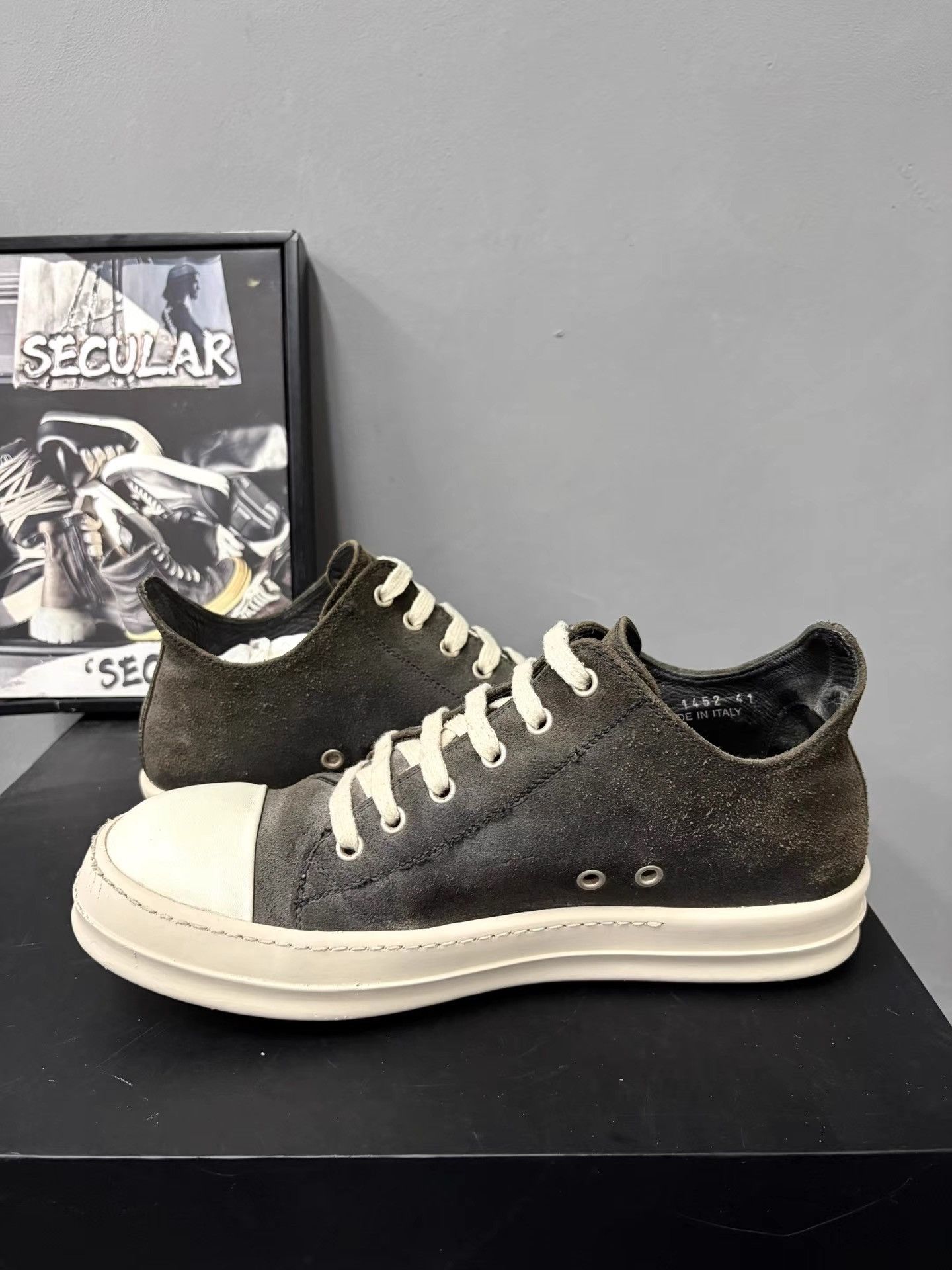 Rick Owens Rick Owens Mainline Leather Jumbo Sneakers K34 Size US 8 / EU 41 - 5 Thumbnail