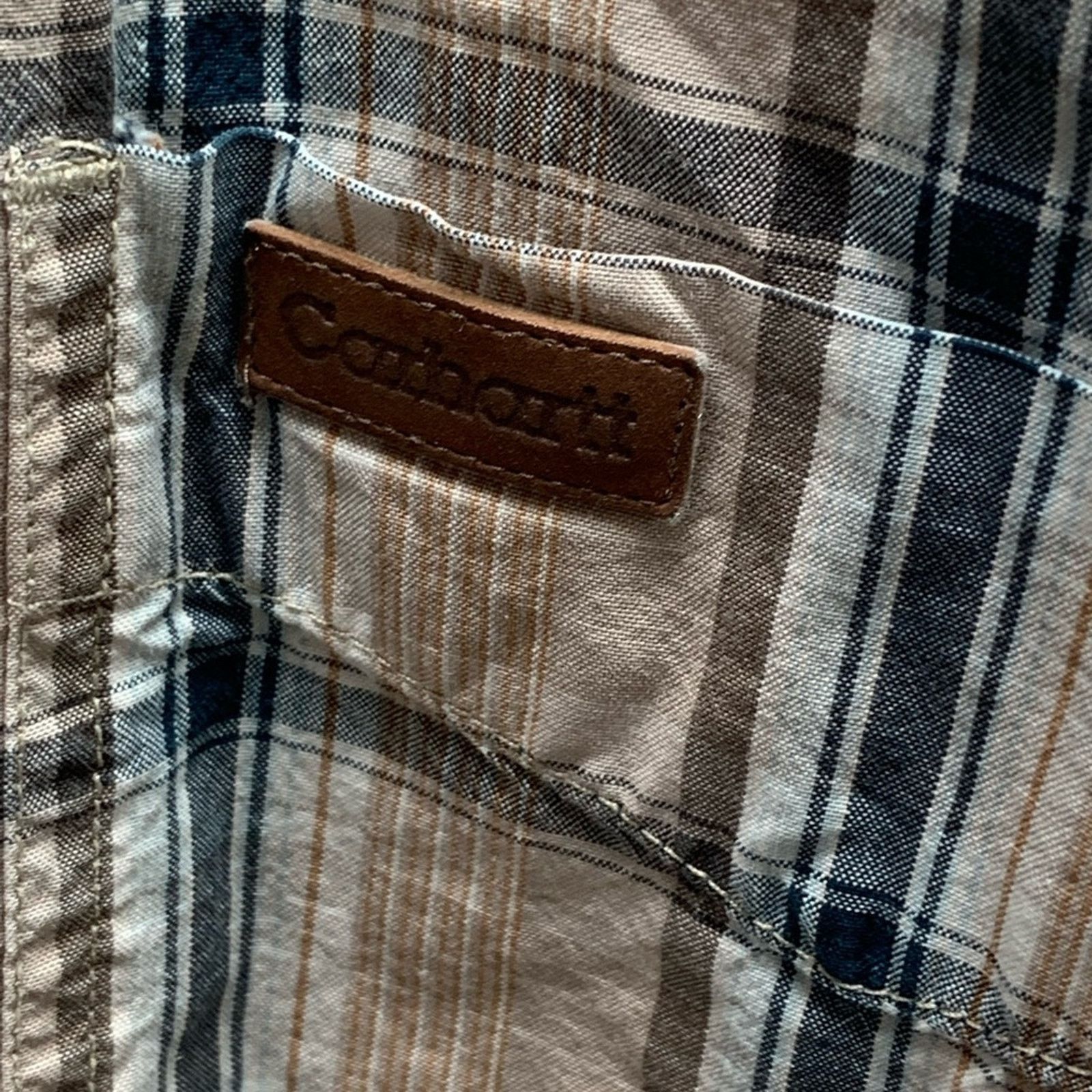 Carhartt CARHARTT LOOSE FIT MIDWEIGHT BUTTON UP PLAID SHIRT SIZE XXL Size US XXL / EU 58 / 5 - 4 Thumbnail