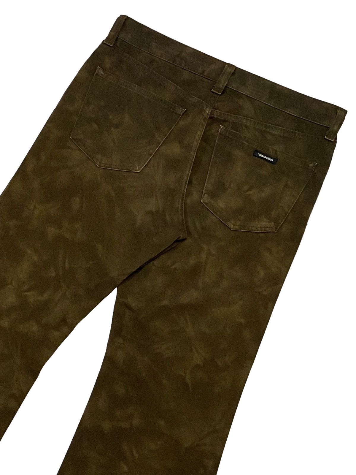 Tornado Mart Rare‼️Vintage Tornado Mart flare Brown Pants Size US 31 - 18 Thumbnail
