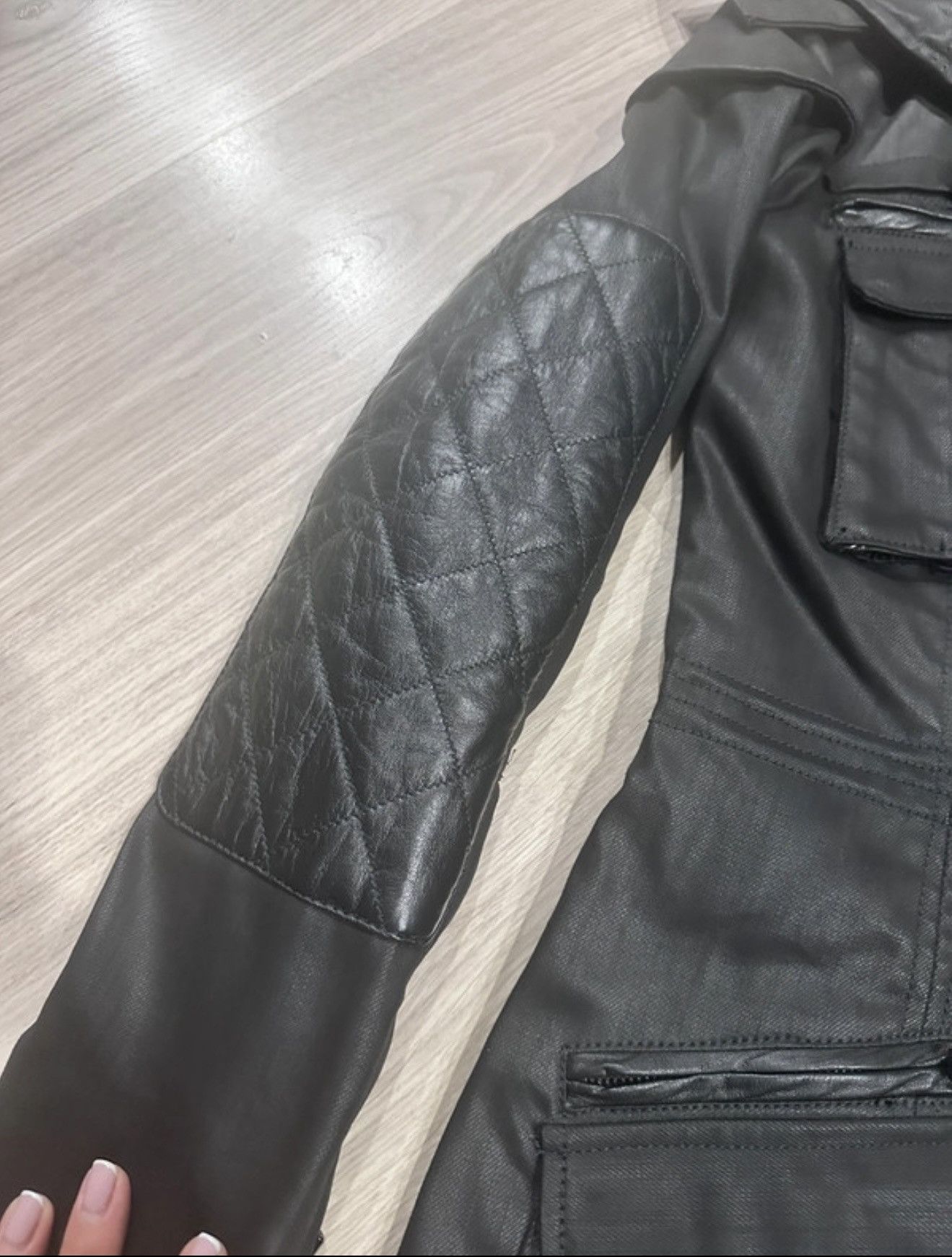 Vintage new with tags coat genuine leather by Bod&Christensen S Size S / US 4 / IT 40 - 3 Thumbnail