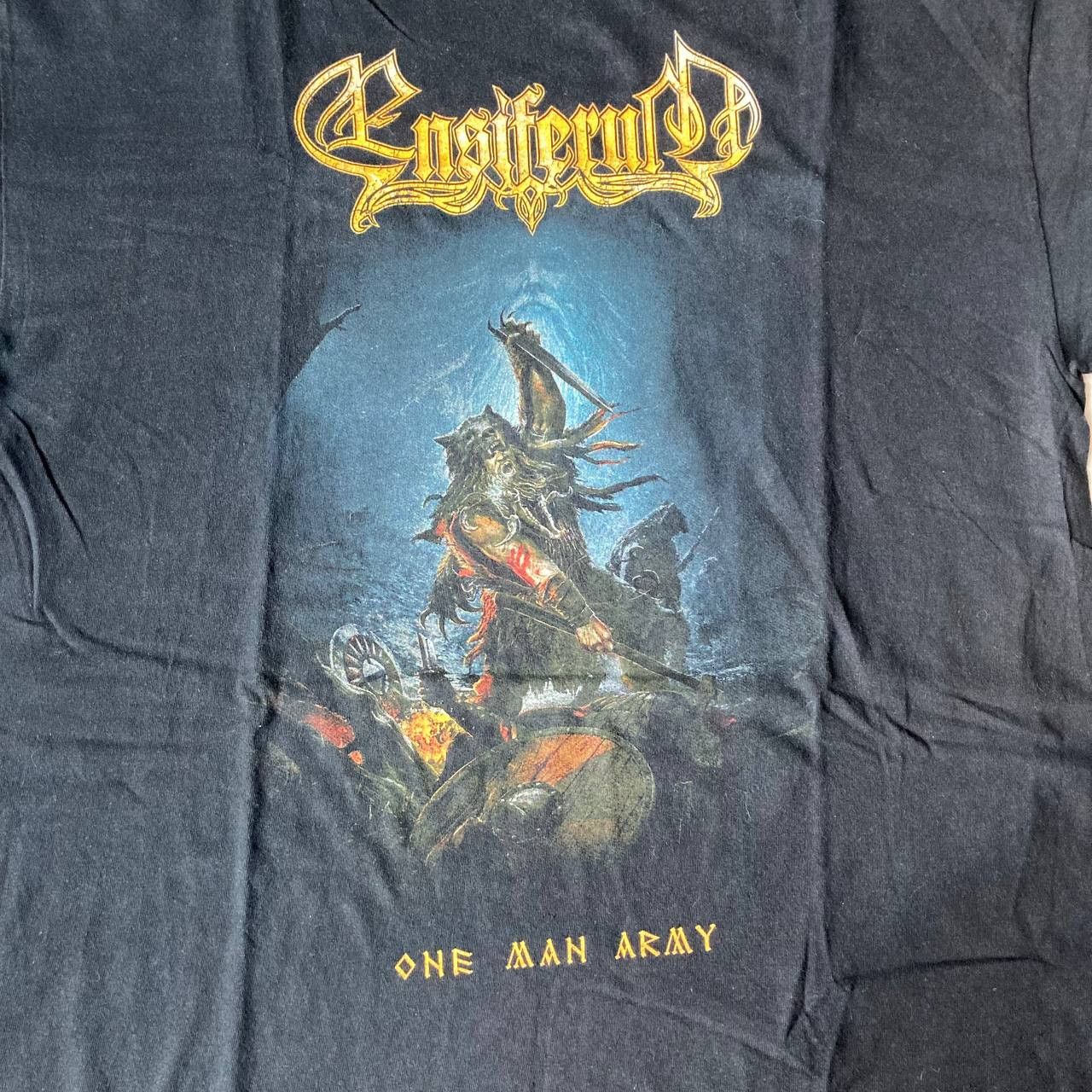Band Tees Ensiferum One Man Army Folk Viking Metal Rock Band Tour Size US XL / EU 56 / 4 - 2 Thumbnail
