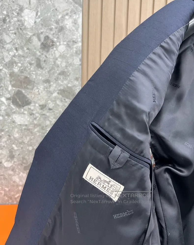 Hermes Hermes Autumn and Winter Suit Jacket Jacket Size 50R - 5 Thumbnail