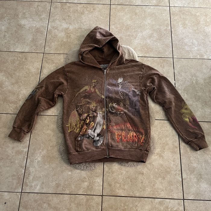 Travis scott best sale zip up hoodie