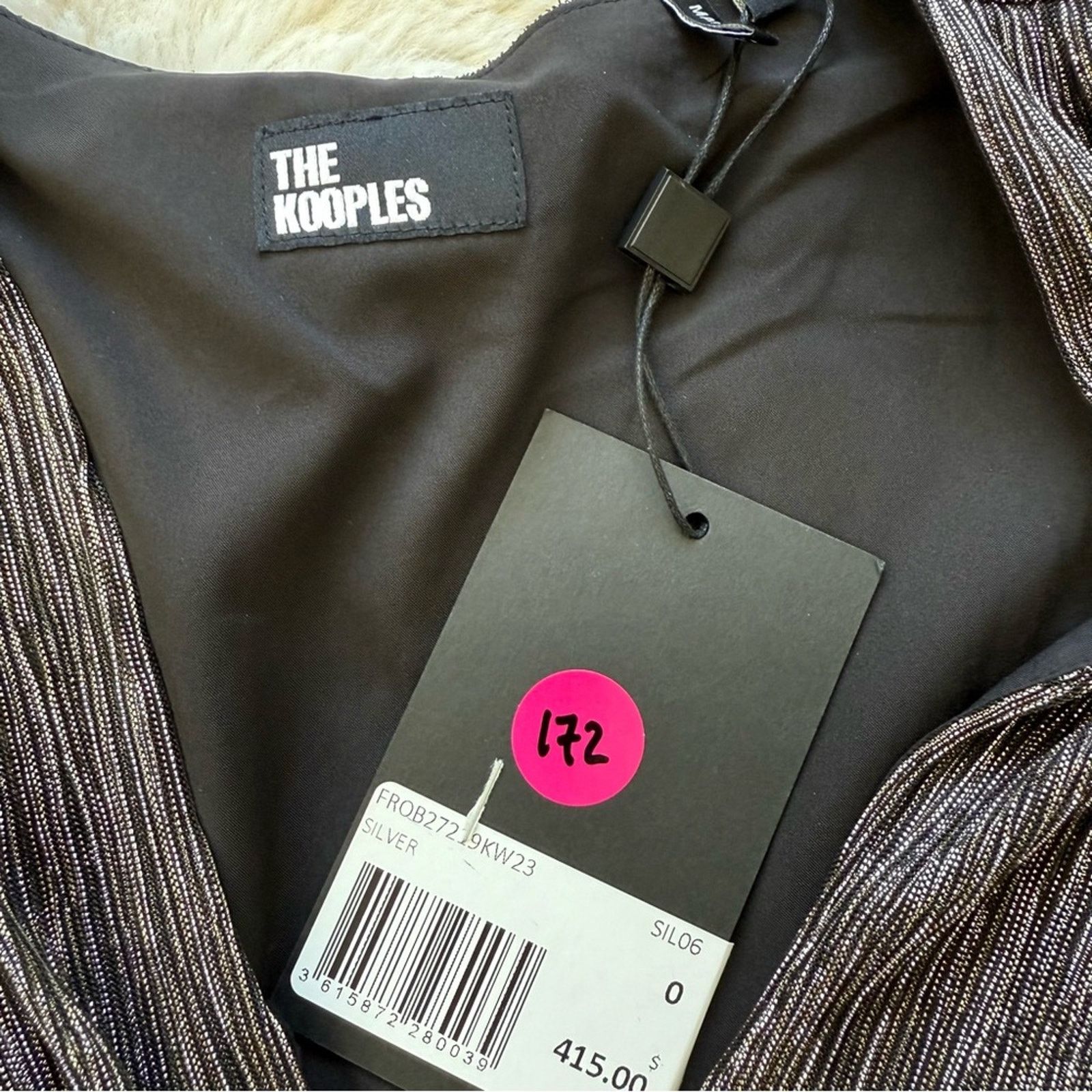 The Kooples NWT!! The Kooples women lurex mini dress size 0 or S 415$ Size XS / US 0-2 / IT 36-38 - 9 Thumbnail