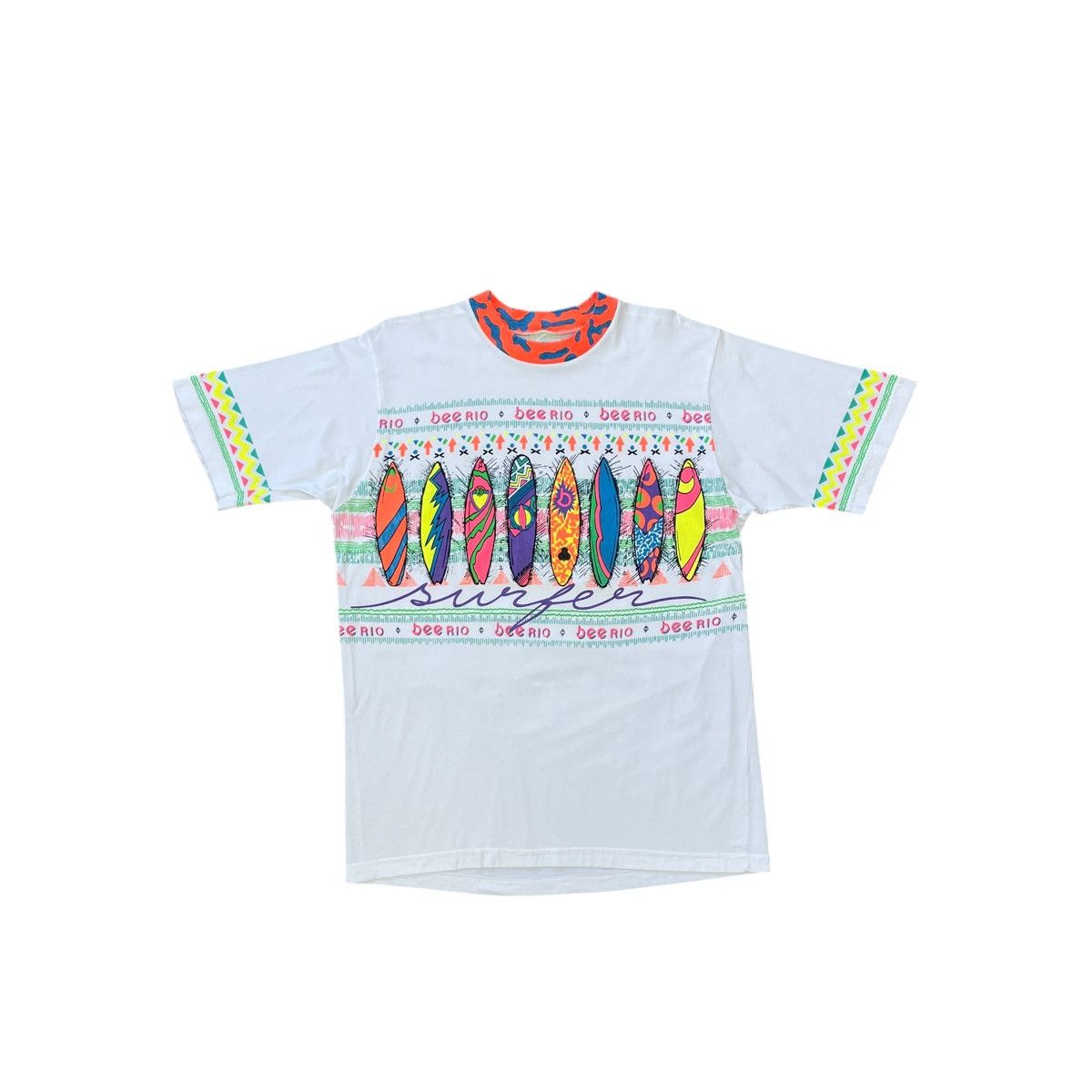Vintage Vintage Bee Rio Surfing T-Shirt Size M Size US M / EU 48-50 / 2 - 1 Thumbnail