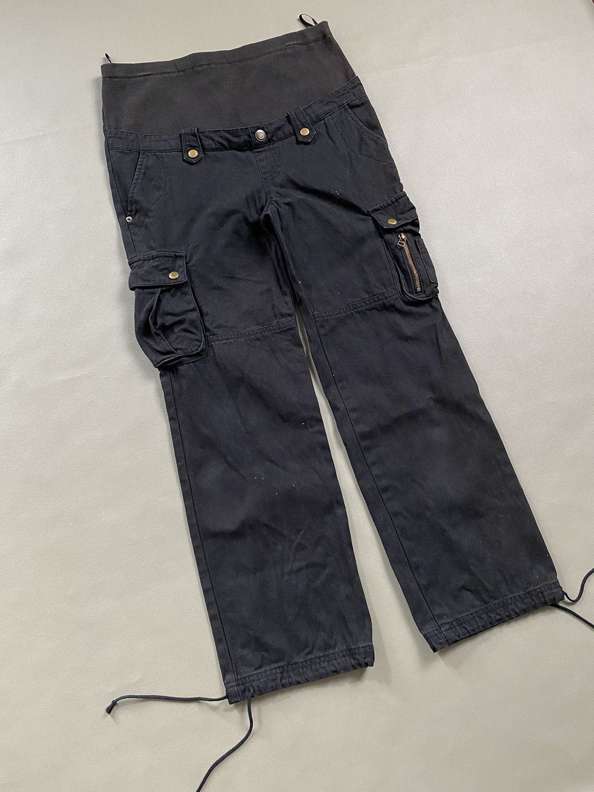 If Six Was Nine × Japanese Brand × Le Grande Bleu (L.G.B.) 2000s Happy Clover Pocket Cargo Pants GOA Style Size US 30 / EU 46 - 2 Thumbnail