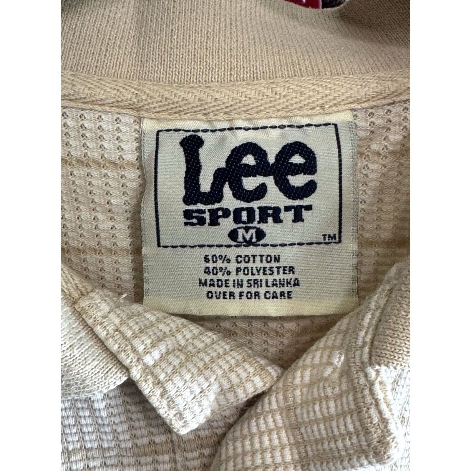 Lee Lee Sport POLO SHIRT M Men Oaklnd Athletic VTG Size US M / EU 48-50 / 2 - 6 Thumbnail
