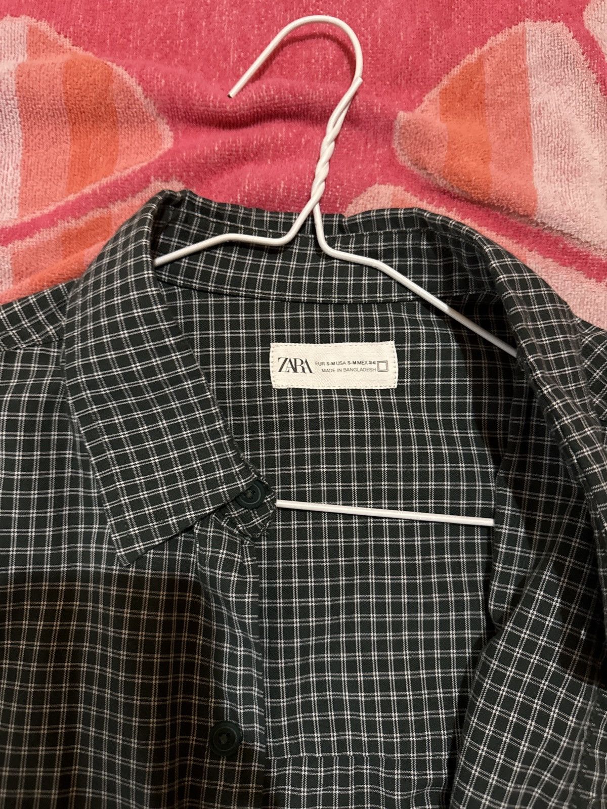 Zara Green plaid button up Size US M / EU 48-50 / 2 - 2 Thumbnail