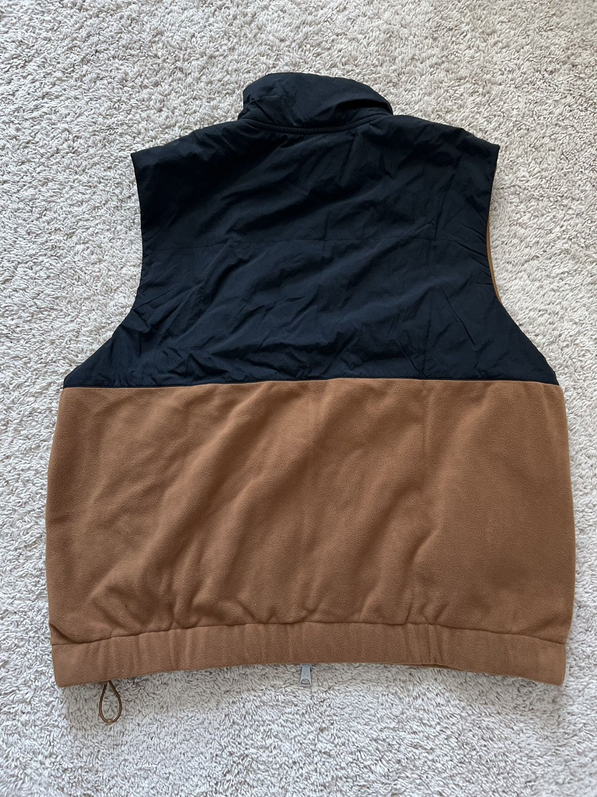 Jordan Brand Jordan Essentials Winter Fleece Vest Black Tan Size US XL / EU 56 / 4 - 6 Thumbnail