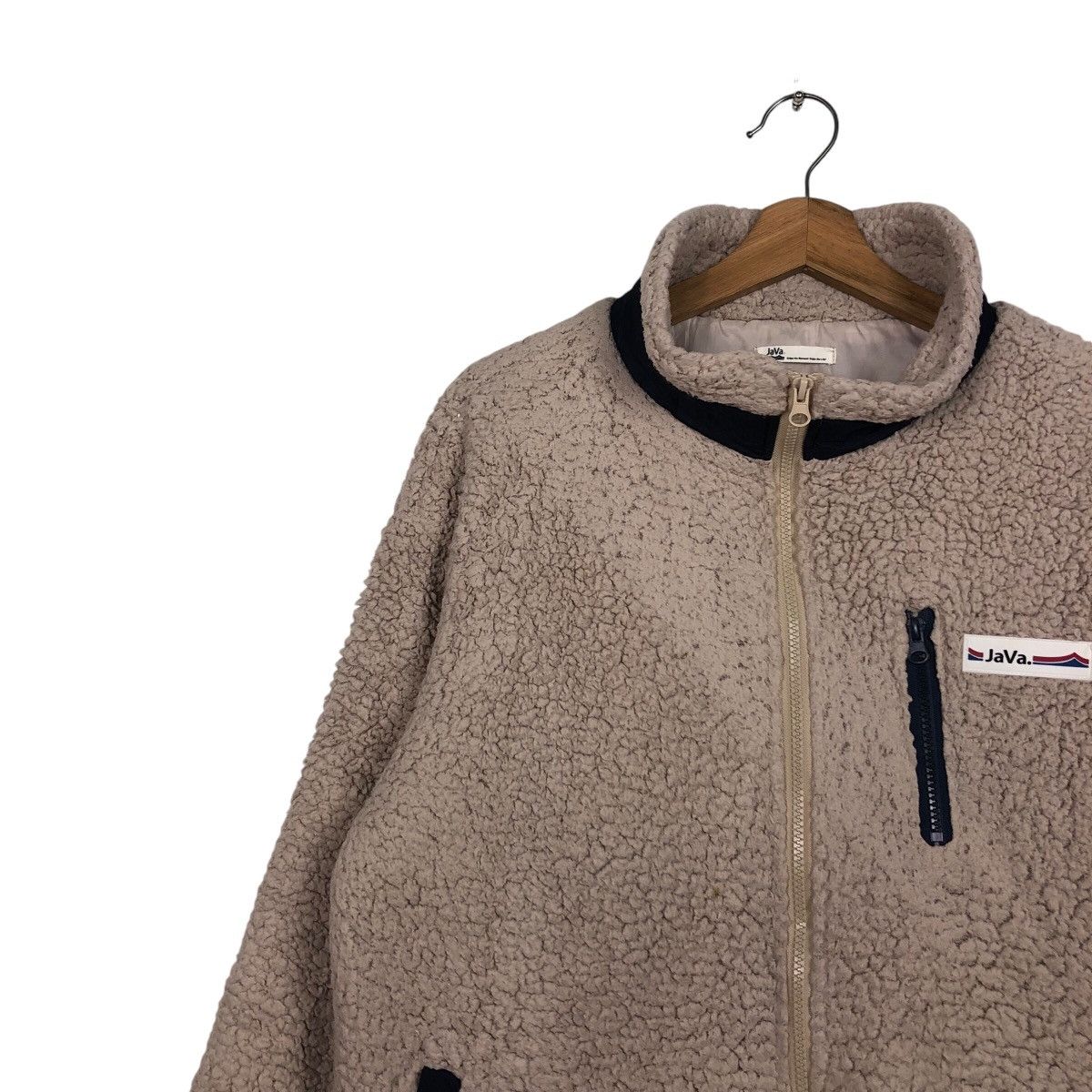 Japanese Brand × Vintage 📌Vintage Fleece Bomber Jacket Dip Pile Java Size US M / EU 48-50 / 2 - 8 Thumbnail