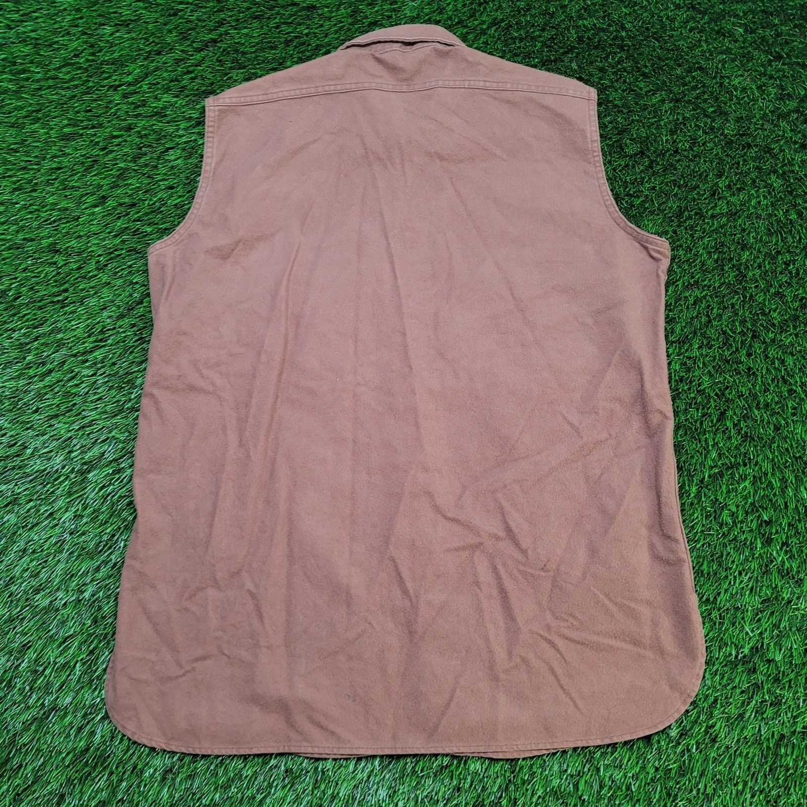 Woolrich Woolen Mills VTG 80s Woolrich USA Made Sleeveless Shirt L Vest Gorpcore Size US L / EU 52-54 / 3 - 3 Thumbnail