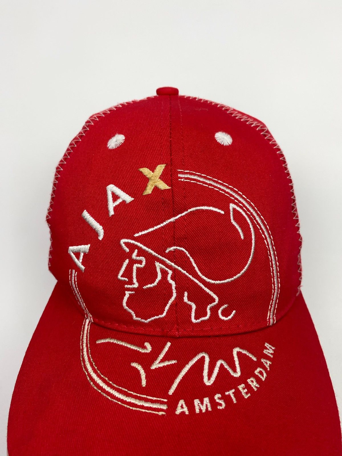 Umbro 1990s Vintage FC Ajax Amsterdam Logo Embroidery Cap in Small Size ONE SIZE - 3 Thumbnail