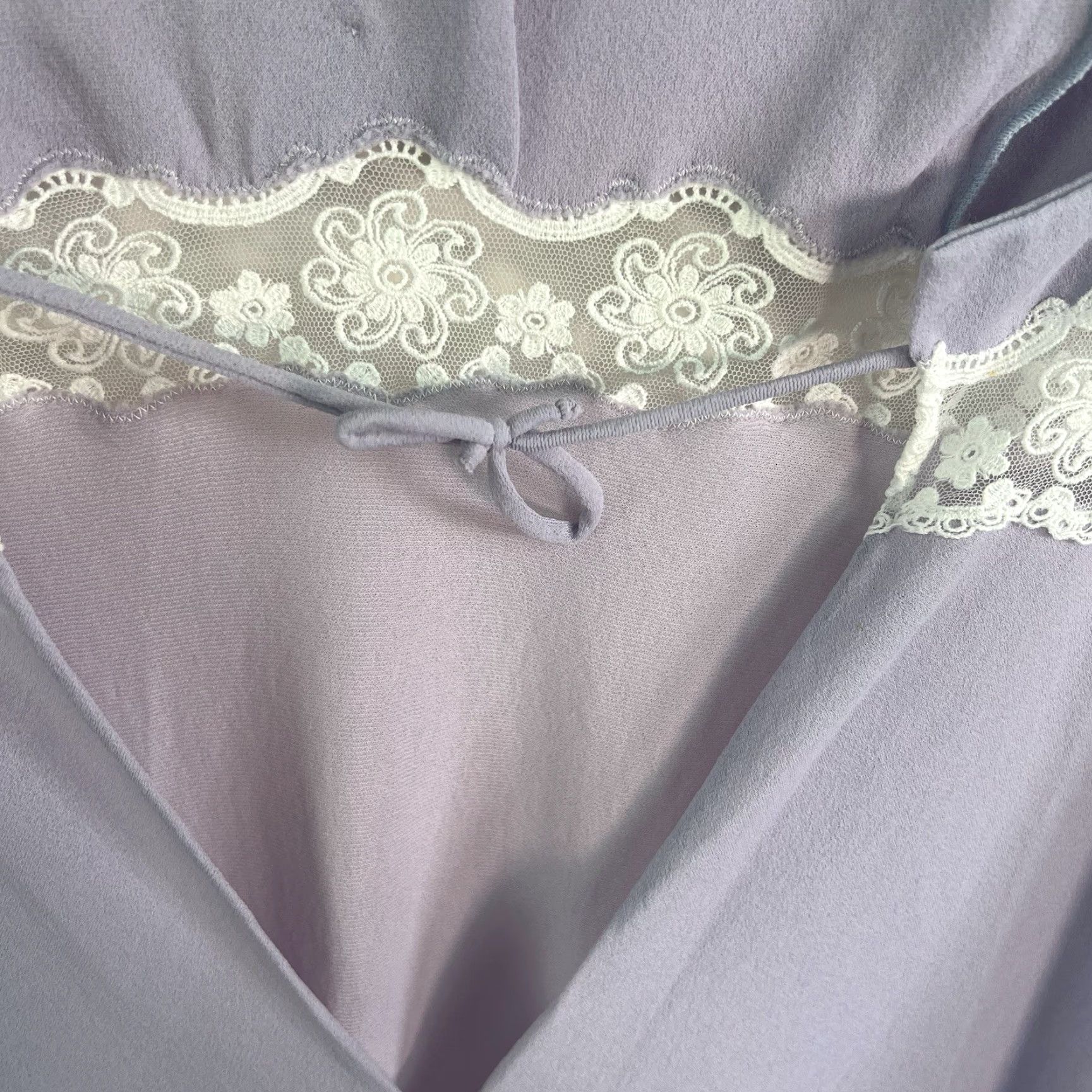 Vintage VINTAGE Enka Crepe 80's Pale Purple Teddy Lingerie M Size Purple Eveningwear Womens 1980s Europe Polyester Size ONE SIZE - 7 Thumbnail