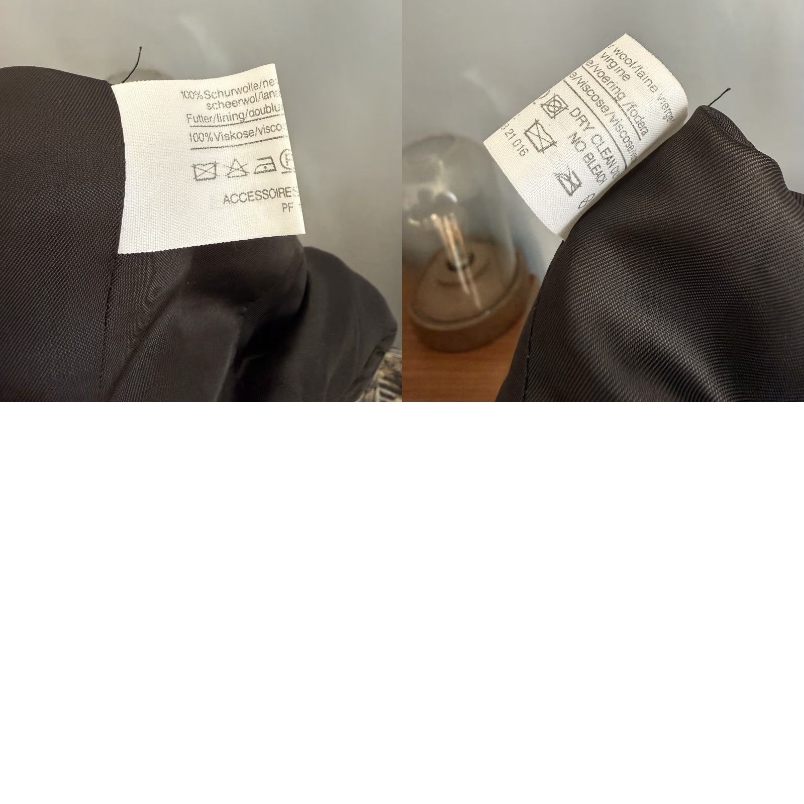 Louis Feraud VINTAGE Louis Féraud Blazer Jacket Wool Double-Breasted Plaid Check Womens Size 8 Size M / US 6-8 / IT 42-44 - 8 Thumbnail