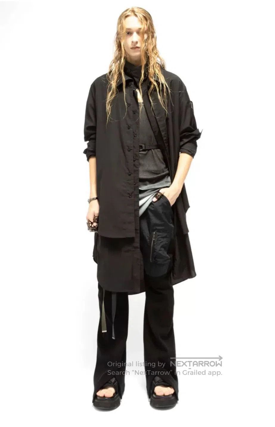 Julius Julius 7 Flared Pants with Cutouts. Size 25" / US 0 / IT 36 - 8 Thumbnail