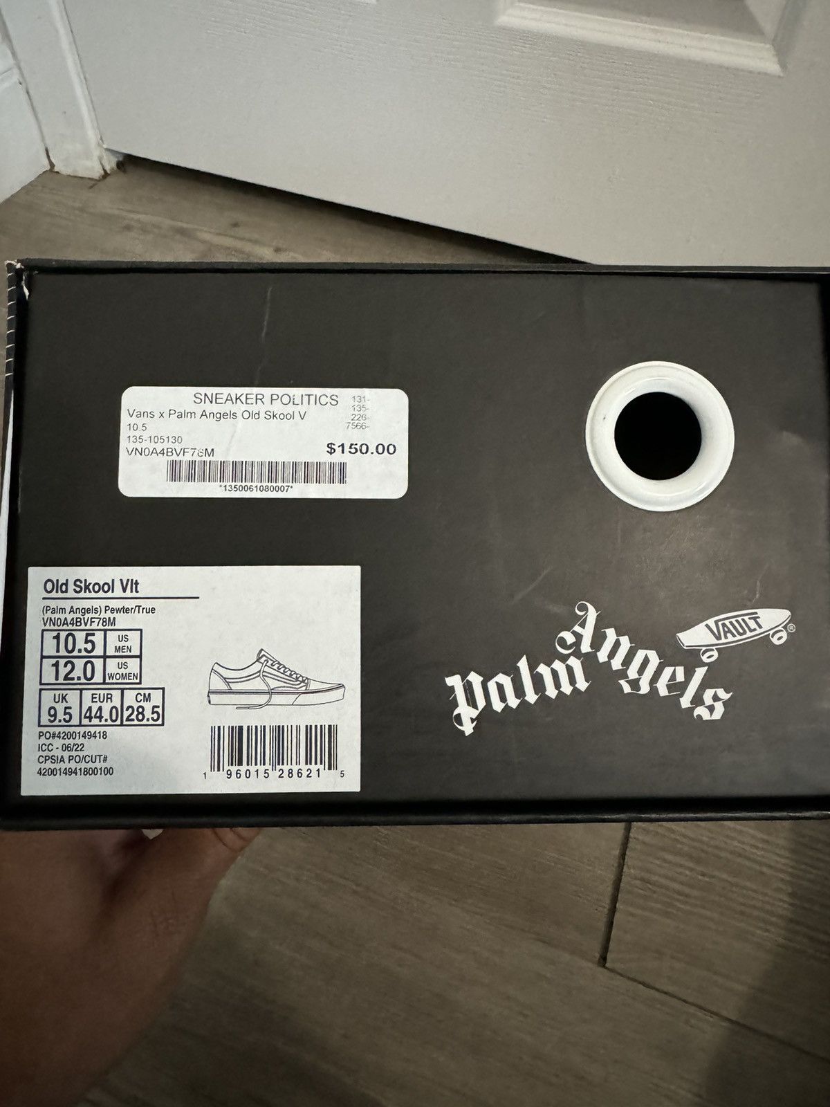 Palm Angels × Vans Vans x Palm Angels Size US 10.5 / EU 43-44 - 6 Thumbnail