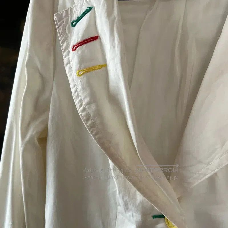 Moschino Moschino White Cotton Women's Jacket Size S . Size S / US 4 / IT 40 - 2 Thumbnail