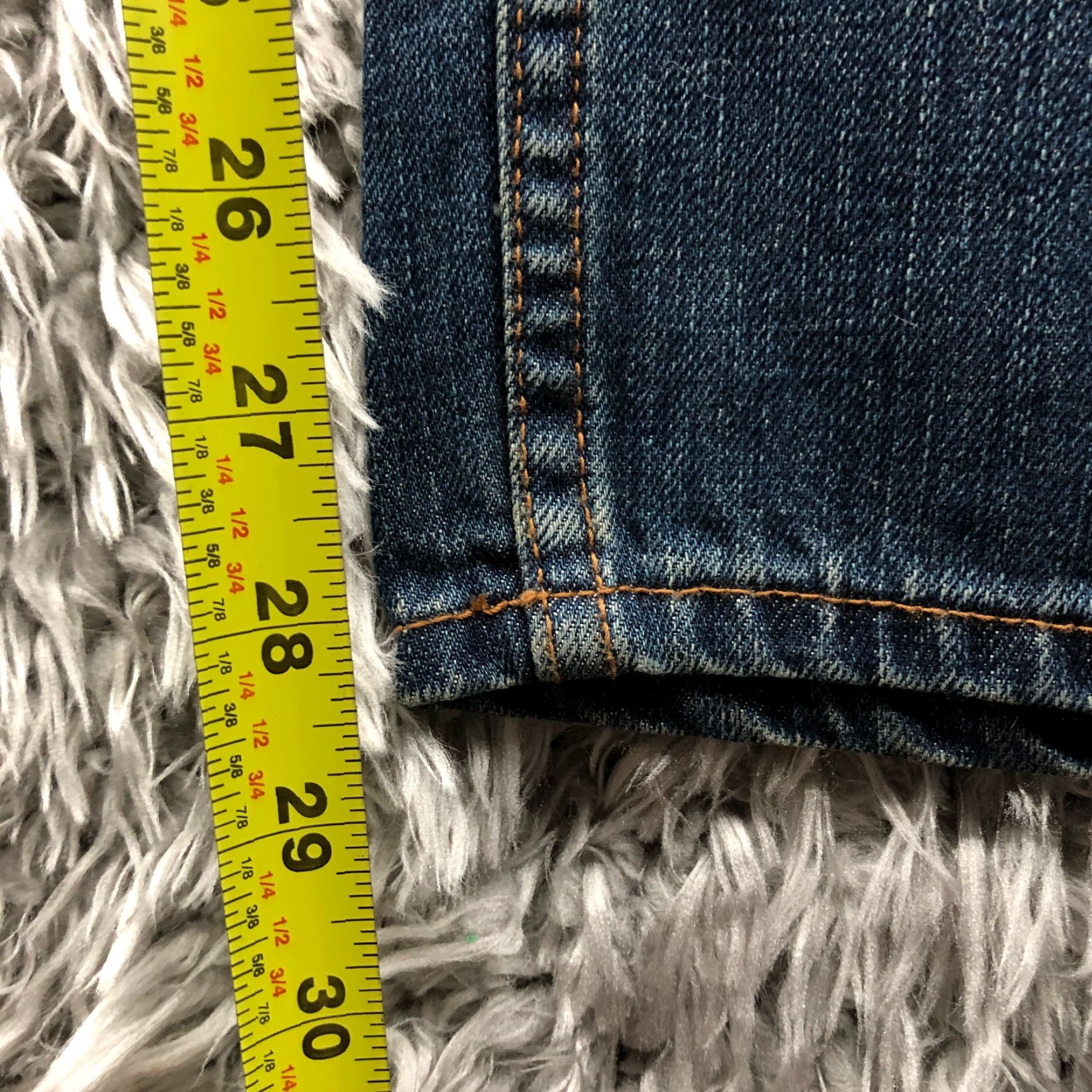 Vintage Foundry Jeans Size 38x32 Mens Relaxed Straight Leg Dark Wash Blue Denim Size US 38 / EU 54 - 3 Thumbnail