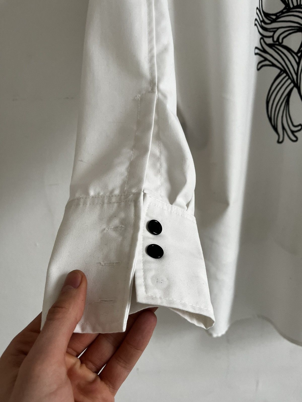 Christopher Nemeth Christopher Nemeth Rope Print Long Sleeve Shirt White (L) Size US L / EU 52-54 / 3 - 5 Thumbnail