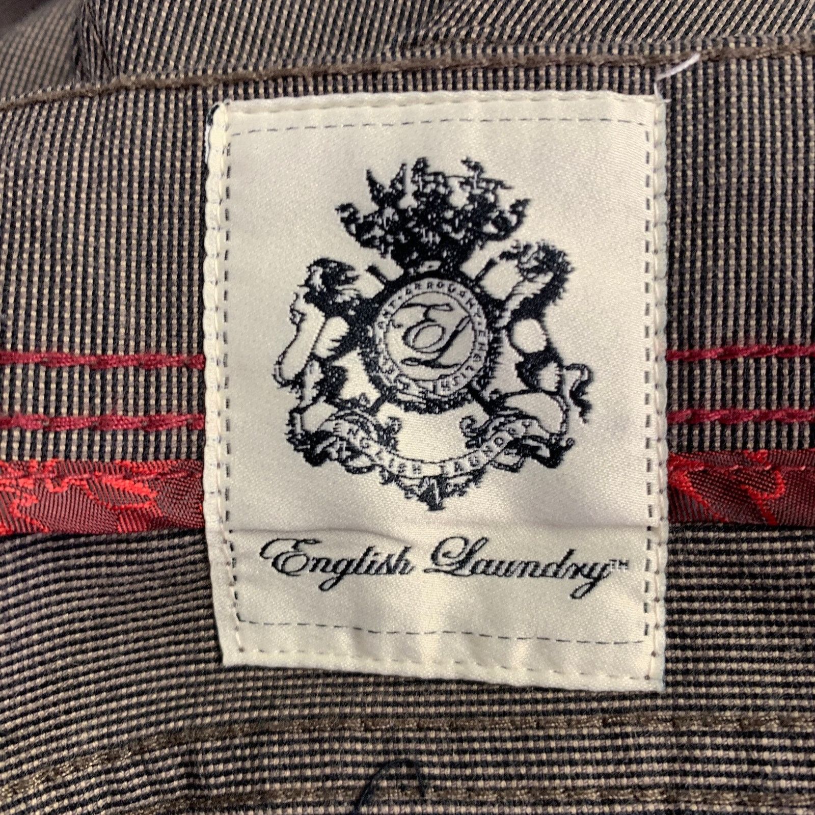 English Laundry ENGLISH LAUNDRY Black Brown Cotton 5 Pockets Casual Pants Size US 36 / EU 52 - 5 Thumbnail