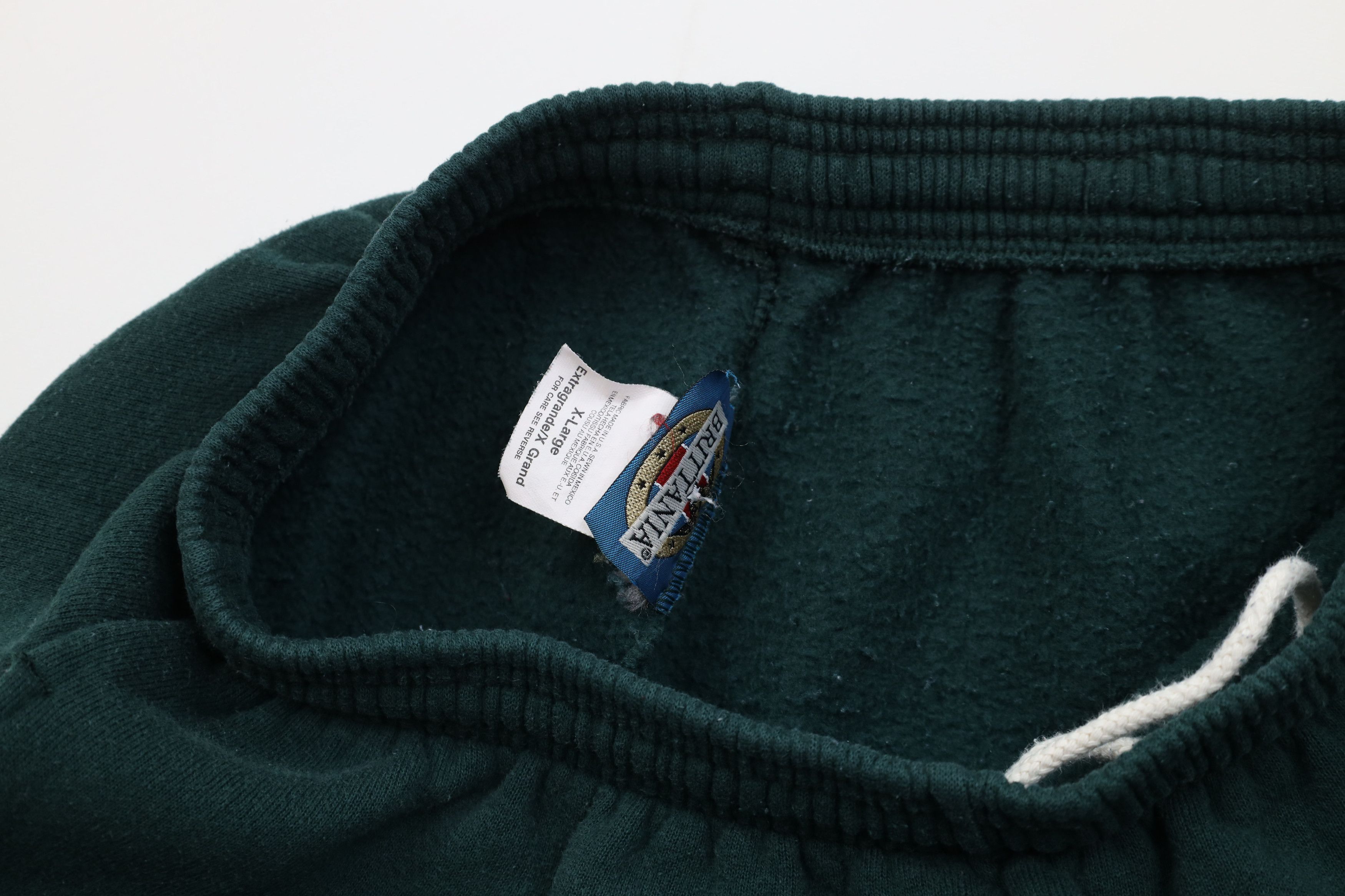 Vintage Vintage 90s Streetwear Heavy Sweatpants Joggers Pants Green Size US 38 / EU 54 - 8 Thumbnail