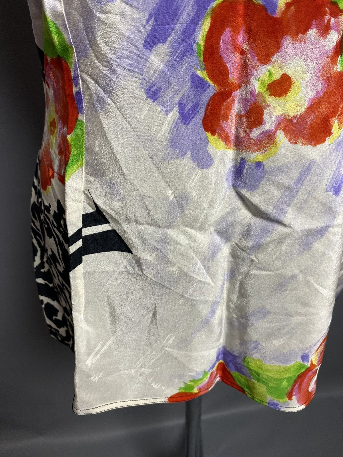 Versace Gianni Versace 80s Womens Floral Lightweight Tank Top Sz 46 Size L / US 10 / IT 46 - 5 Thumbnail