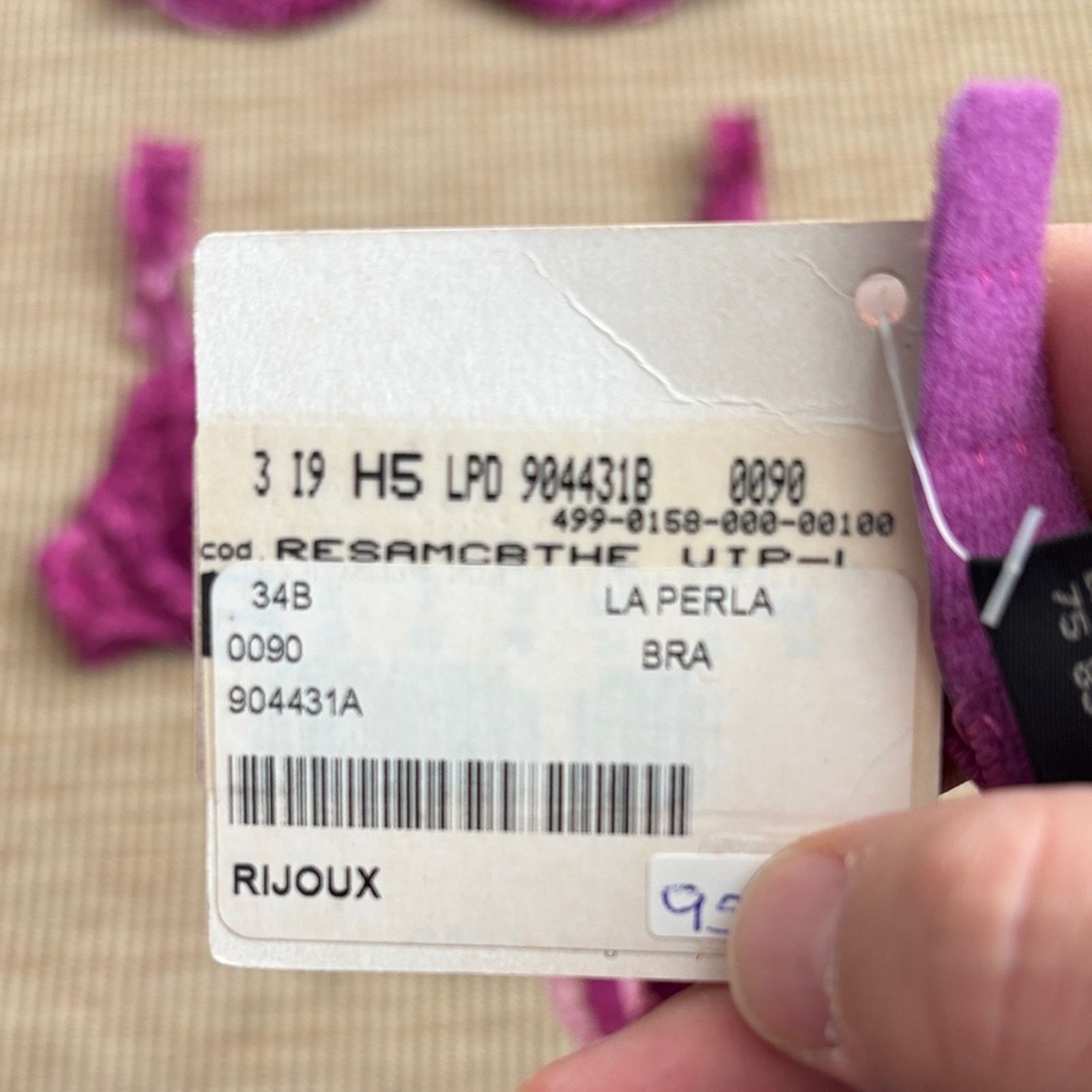 La Perla NWT La Perla Fuchsia Lace Bra 34B Size ONE SIZE - 2 Thumbnail