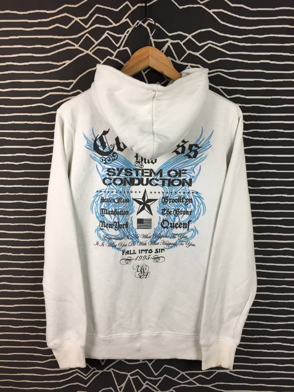 Japanese Brand Rude Garret System of Conduction Gothic Graphic Hoodie Size US M / EU 48-50 / 2 - 7 Thumbnail