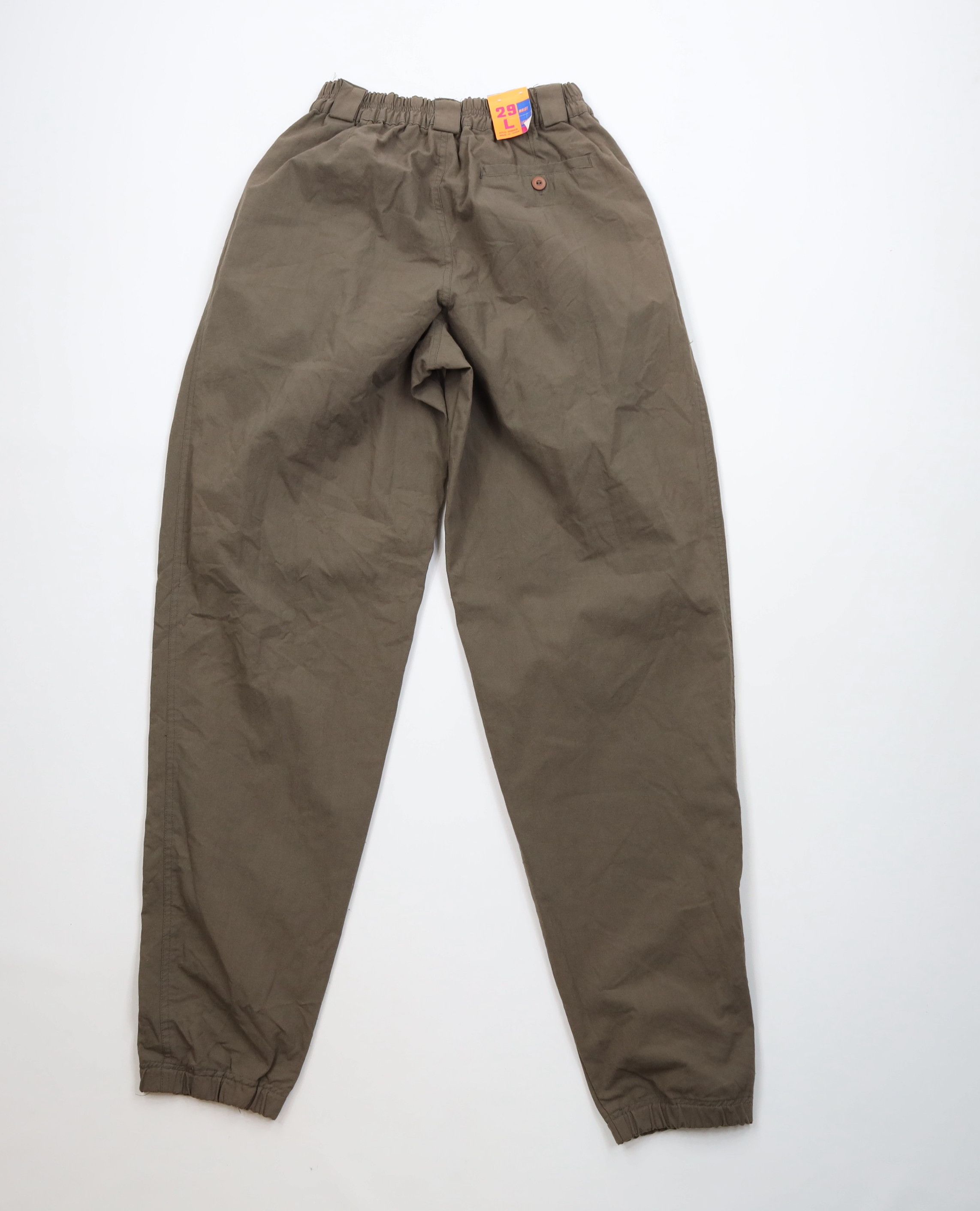 Vintage Deadstock Vintage 80s 90s Bugle Boy Pleated Pants Brown Size US 29 - 10 Thumbnail