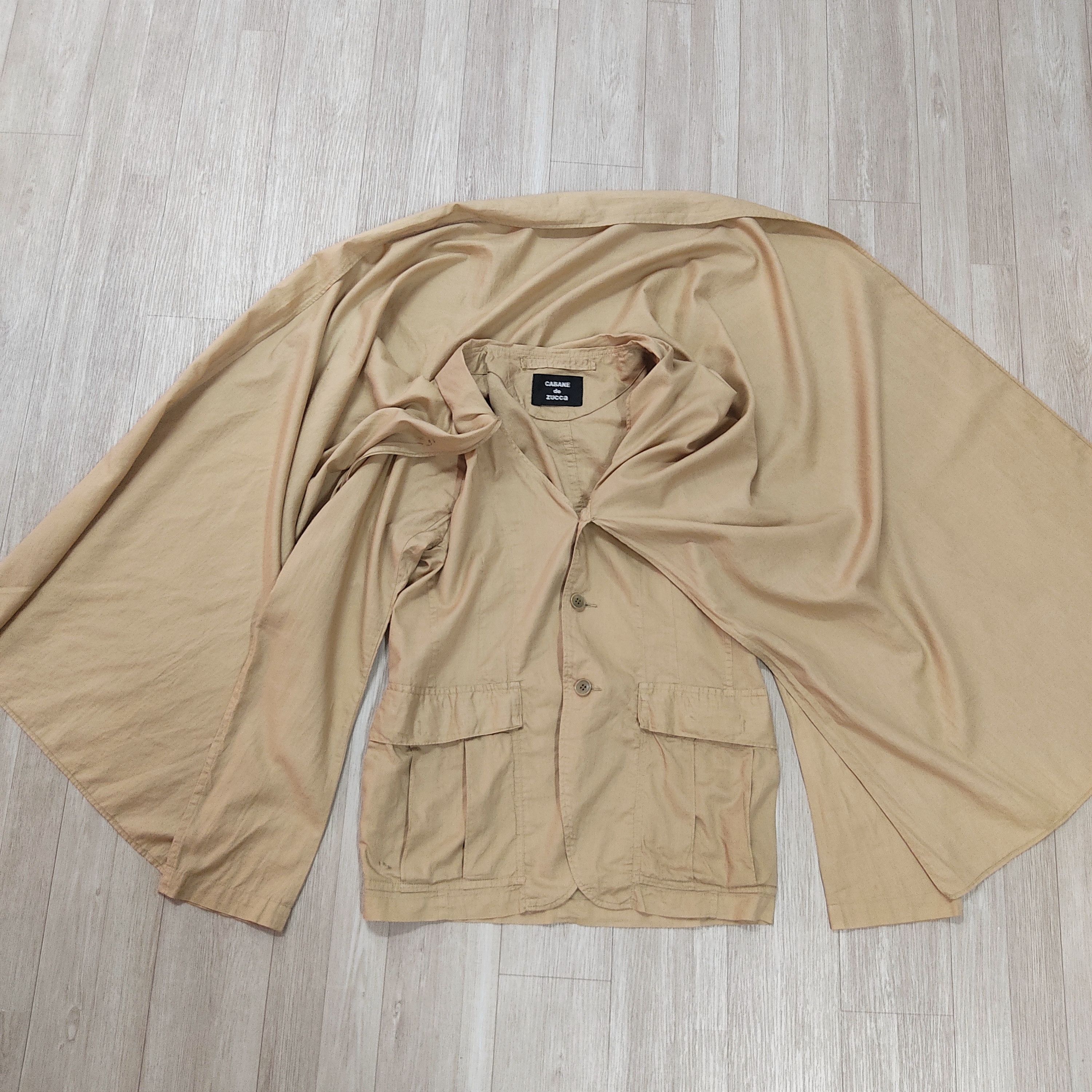 CABANE de ZUCCa × Zucca CABANE de ZUCCA Type ZU01CZ02 Cotton 100 Cape Jacket Size S / US 4 / IT 40 - 5 Thumbnail