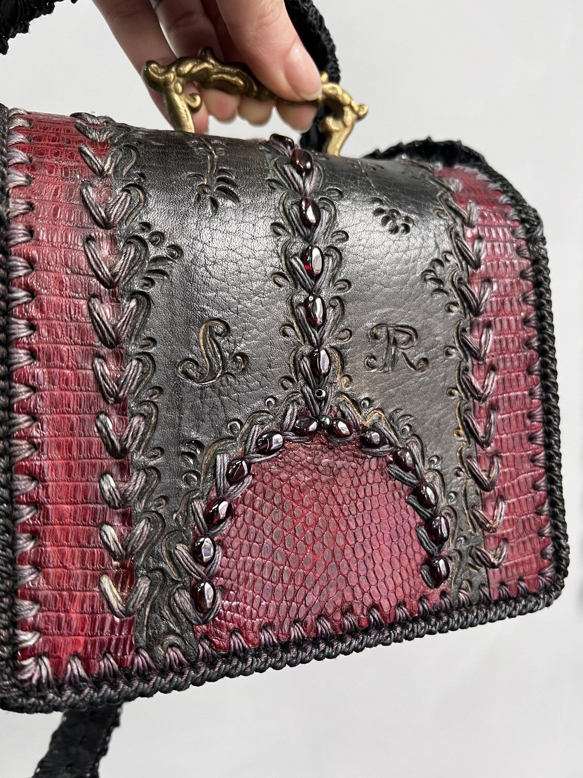 Japanese Brand Handmade crossbody exclusive bag gothic red hysteric glamour Size ONE SIZE - 5 Thumbnail