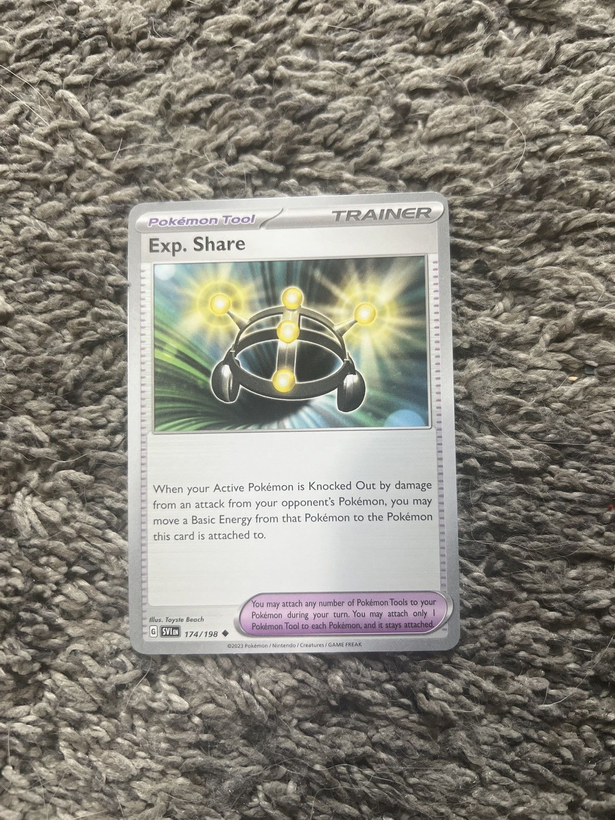 Pokemon 2023 Pokémon Exp. Share Card Size ONE SIZE - 1 Thumbnail
