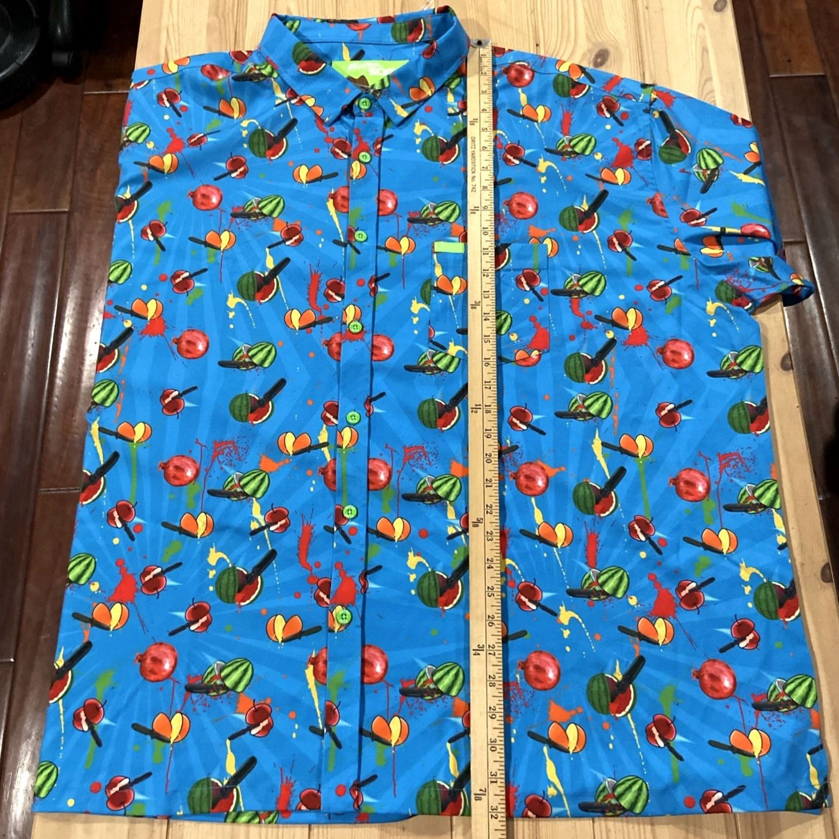 Etro Retro Rifle Shirt Men 4XL Blue SOG Floral Short Sleeve Button-Up Size US XXL / EU 58 / 5 - 4 Thumbnail