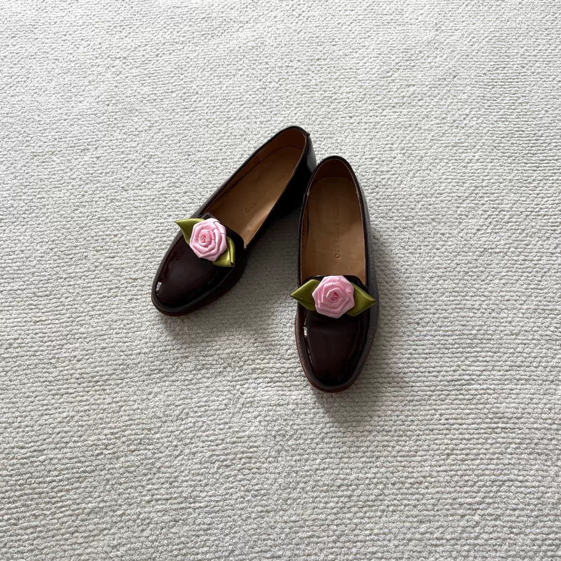 Vintage Vintage Floral Mary Jane Shoes Size US 9 / IT 39 - 1 Thumbnail