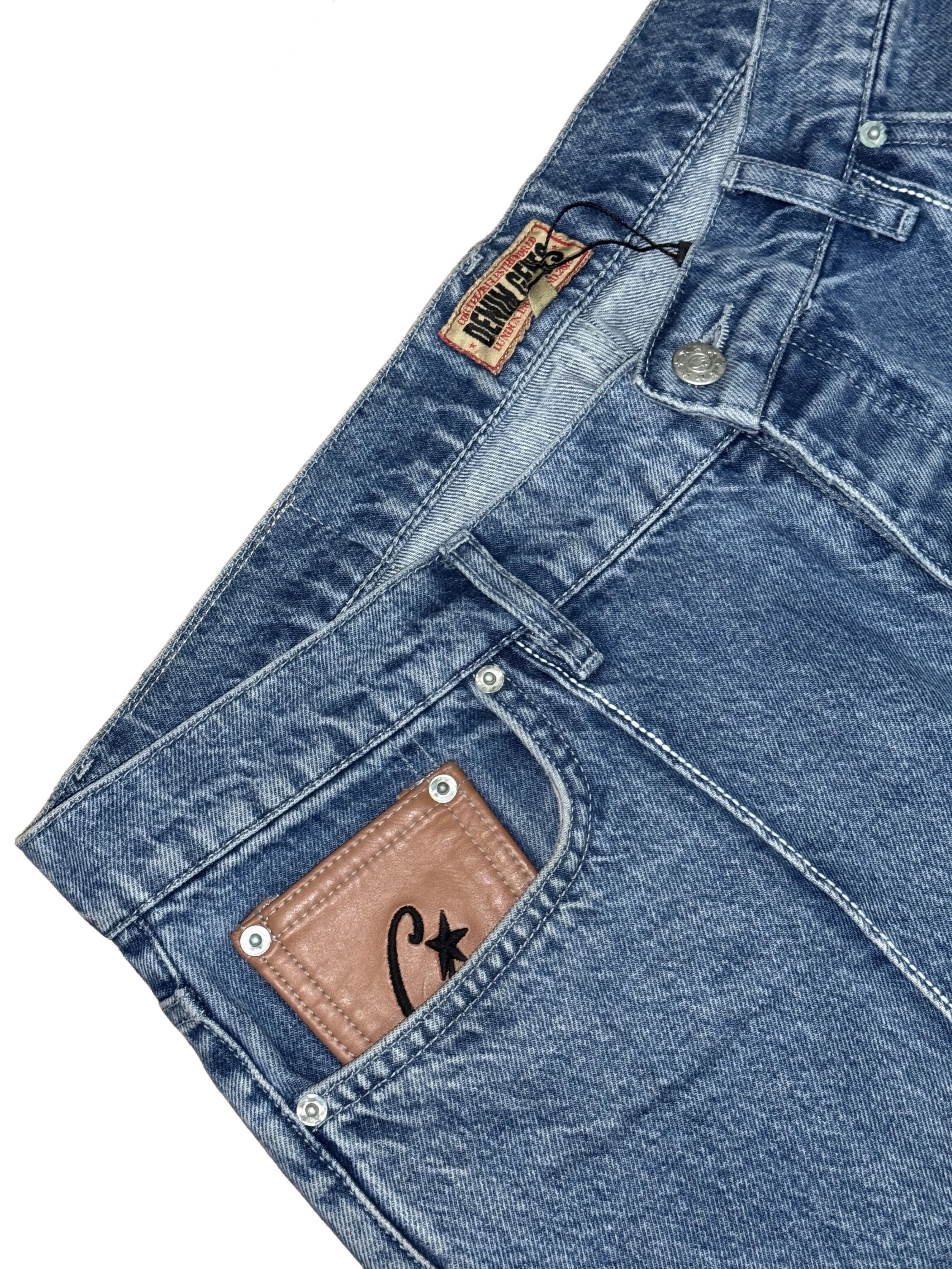 Corteiz Corteiz C-Star Denim Jeans "Washed Blue" XL Size US 38 / EU 54 - 3 Thumbnail